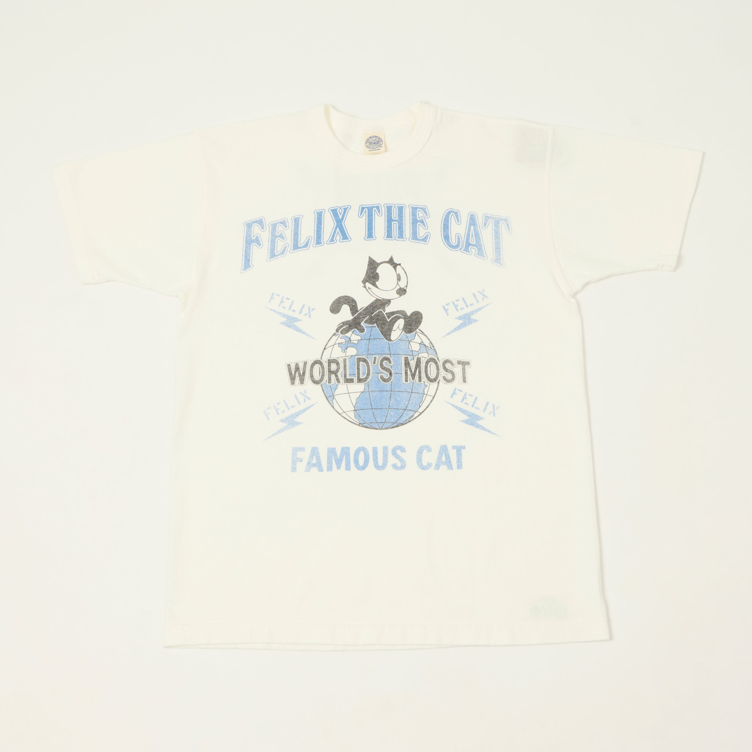 TOYS McCOY Felix The Cat 'World Famous' T-Shirt - Off White