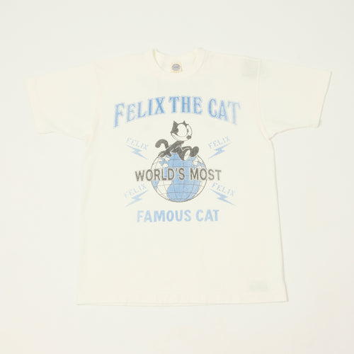 TOYS McCOY Felix The Cat 'World Famous' T-Shirt - Off White