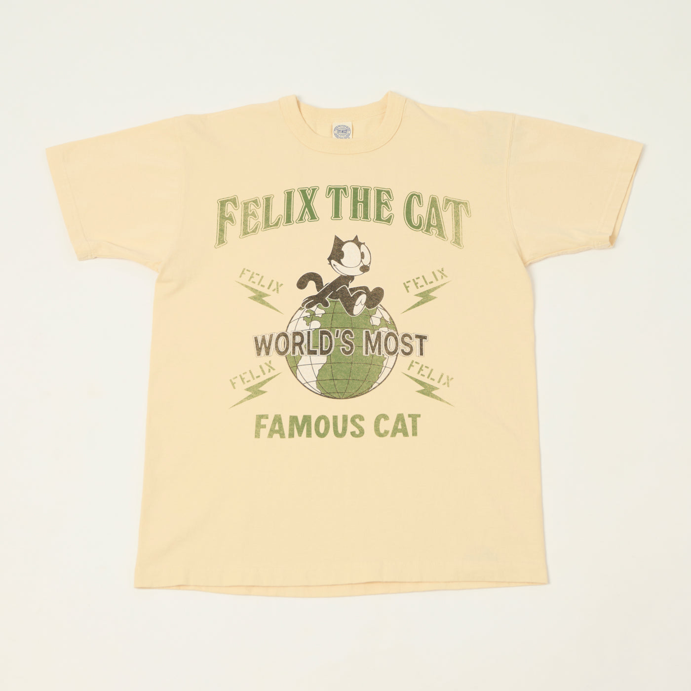 TOYS McCOY Felix The Cat 'World Famous' T-Shirt - Natural