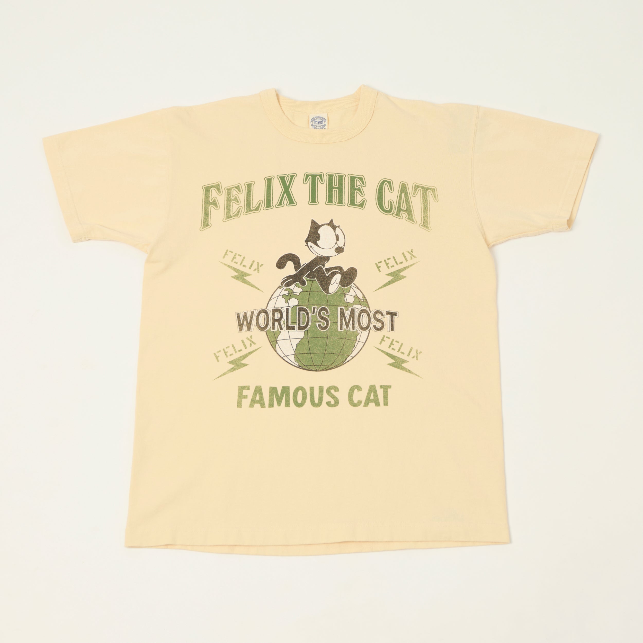 TOYS McCOY Felix The Cat 'World Famous' T-Shirt - Natural