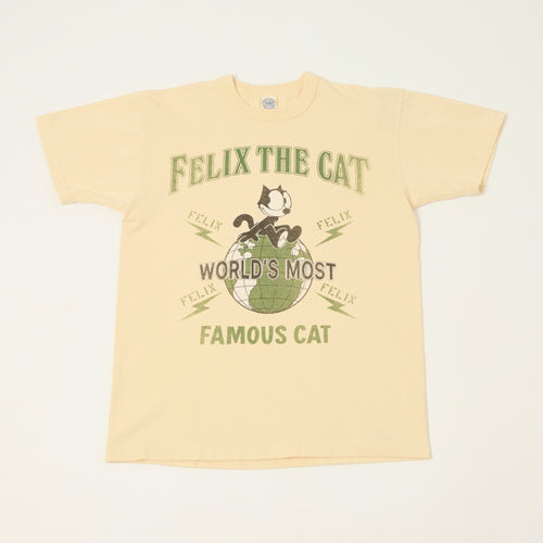 TOYS McCOY Felix The Cat 'World Famous' T-Shirt - Natural