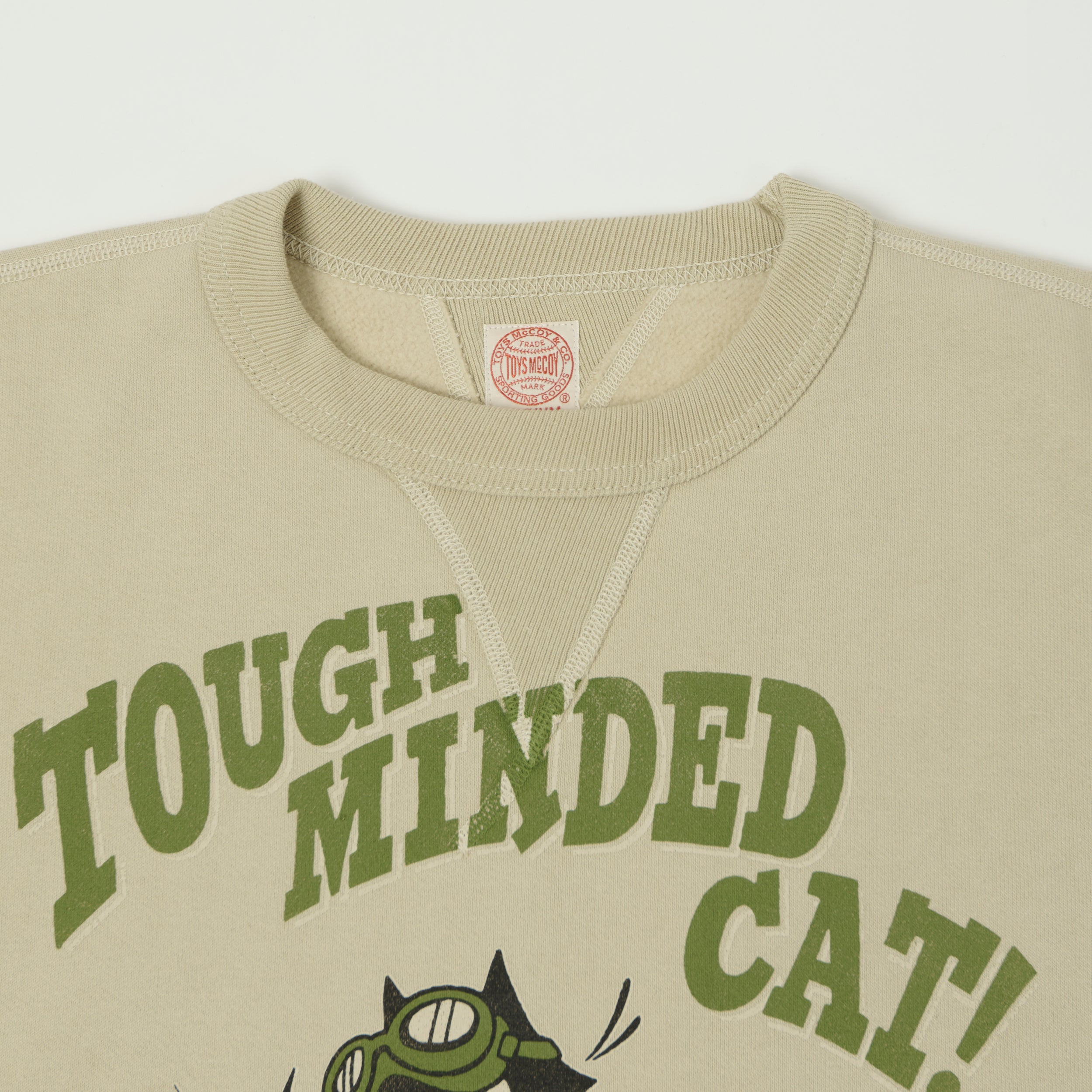 TOYS McCOY Felix The Cat 'Tough Minded' Sweatshirt - Ivory