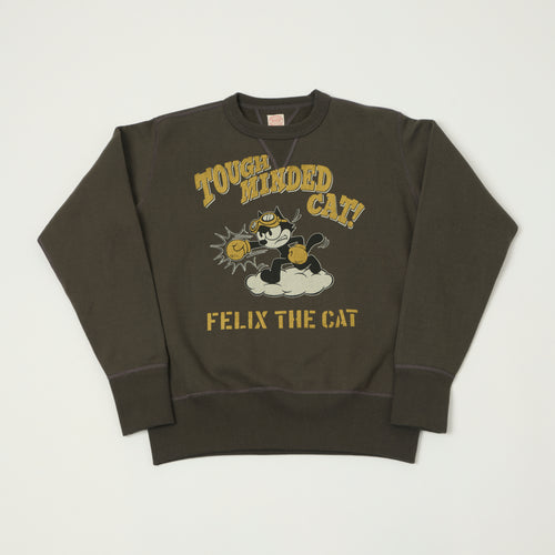 TOYS McCOY Felix The Cat 'Tough Minded' Sweatshirt - Charcoal
