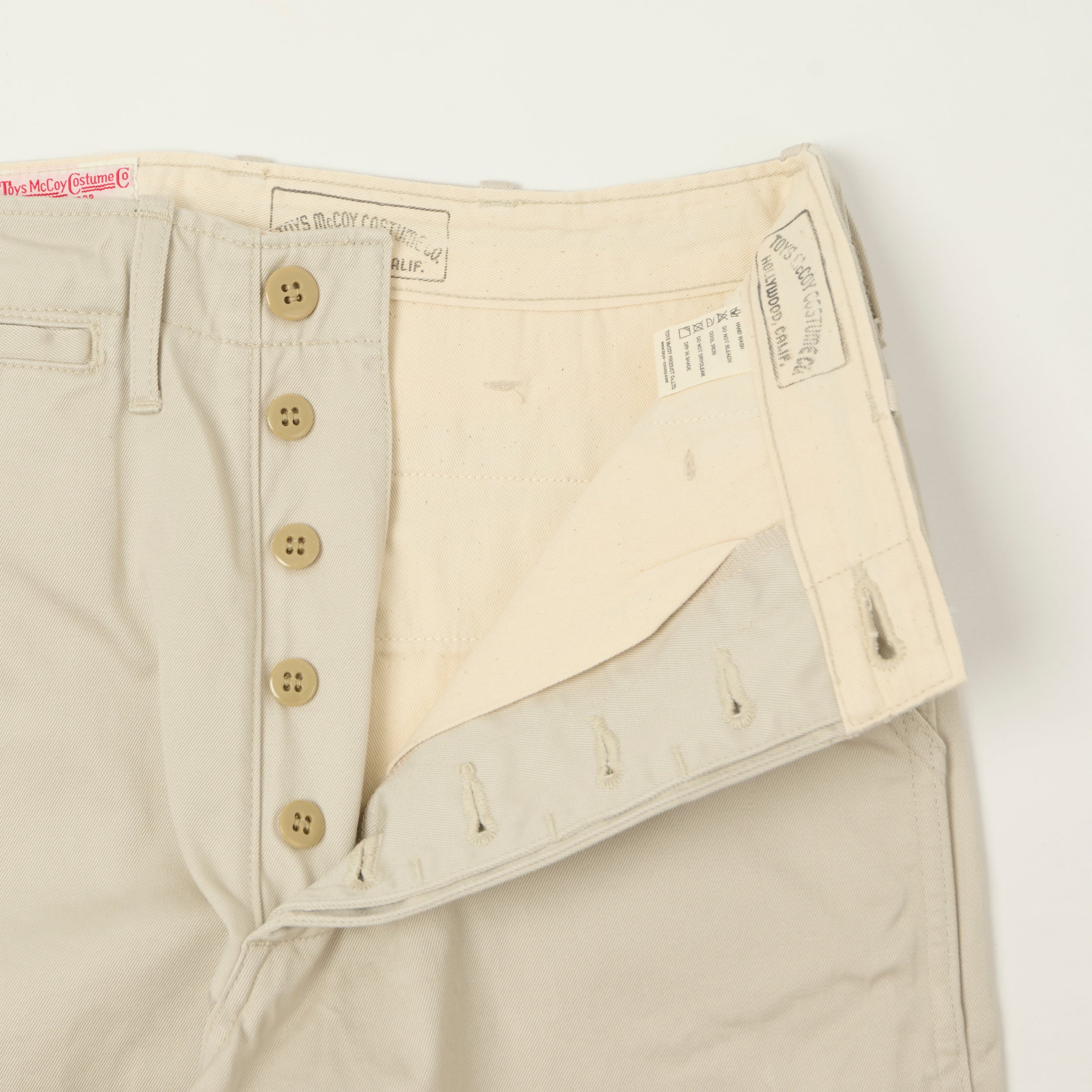 TOYS McCOY 'Great American Hero' Chinos - Off White