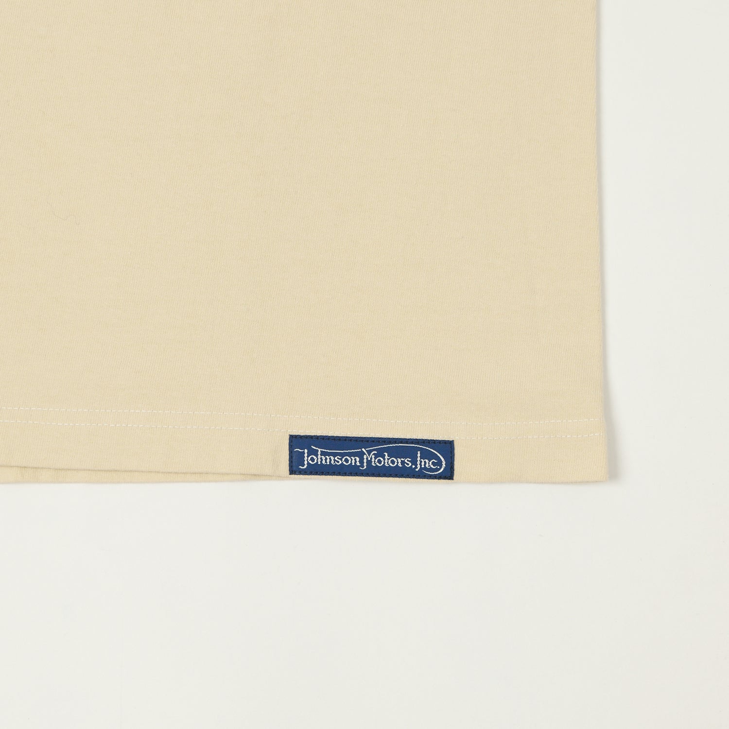 TOYS McCOY Raglan Sleeve 'Johnson Motors' Baseball T-Shirt - Ivory/Black