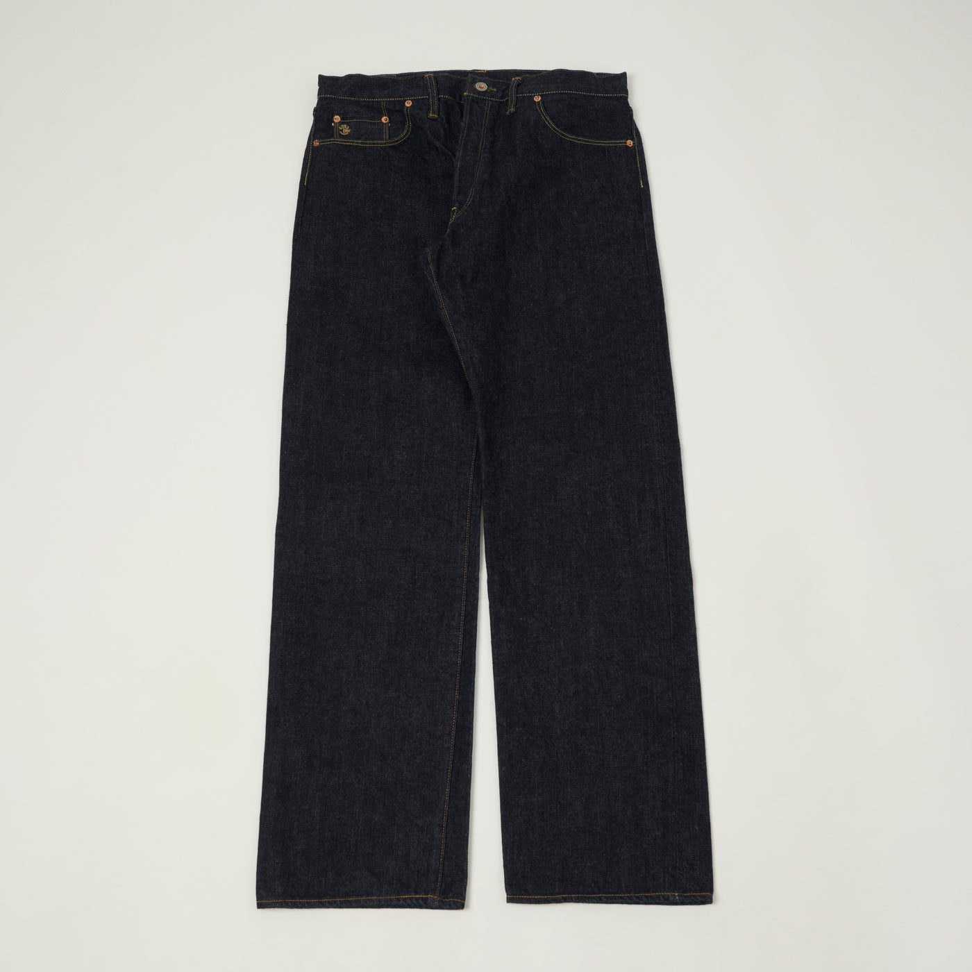 TOYS McCOY 140D 14oz Regular Straight Jean - One Wash