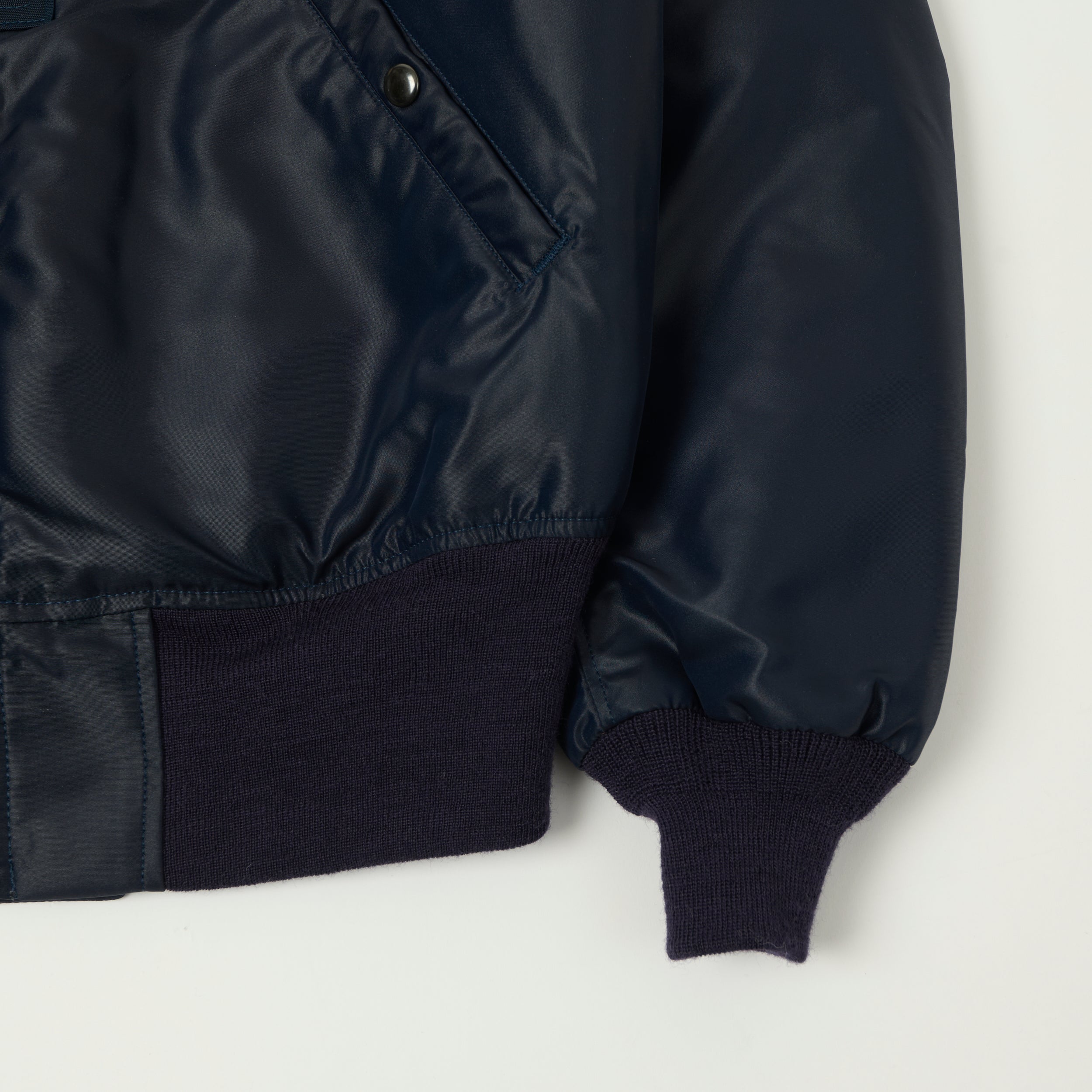 TOYS McCOY Marylin Monroe 'Anything Goes' B-15C Flight Jacket - Navy