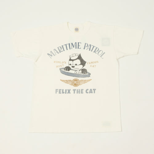TOYS McCOY Felix The Cat 'Maritime Partrol' T-Shirt - Off White