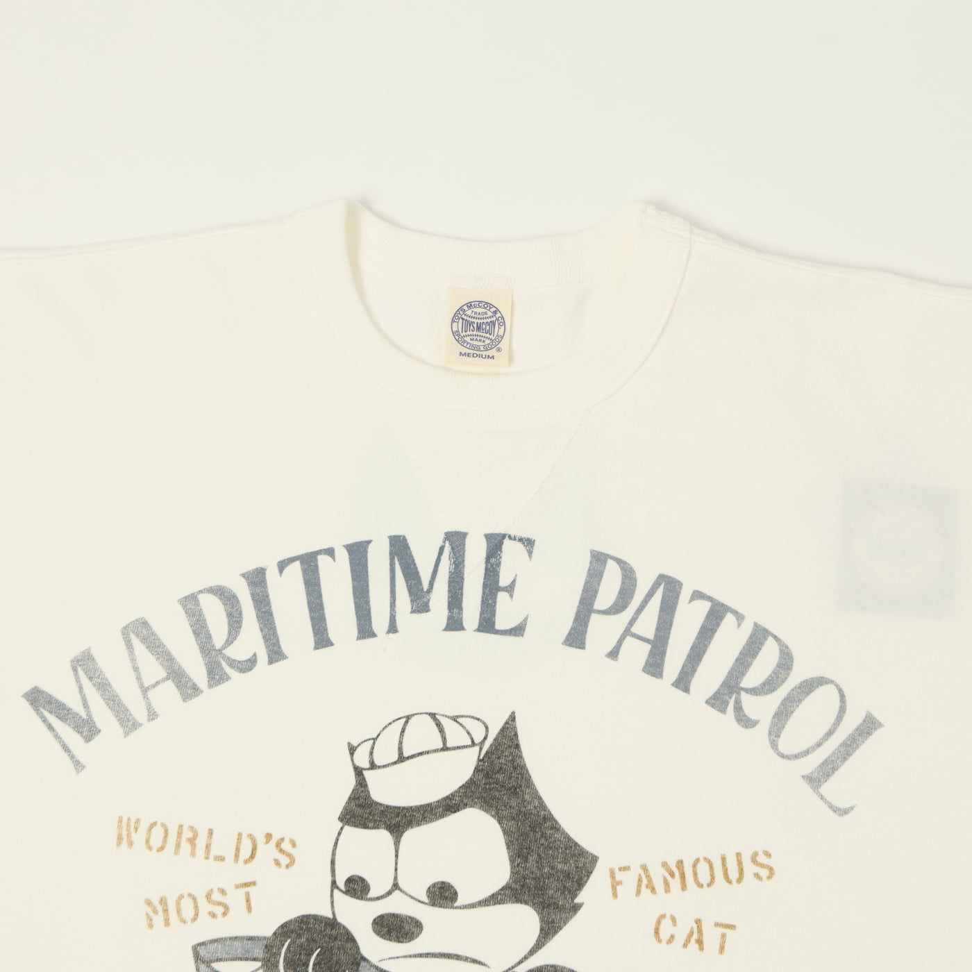 TOYS McCOY Felix The Cat 'Maritime Partrol' T-Shirt - Off White