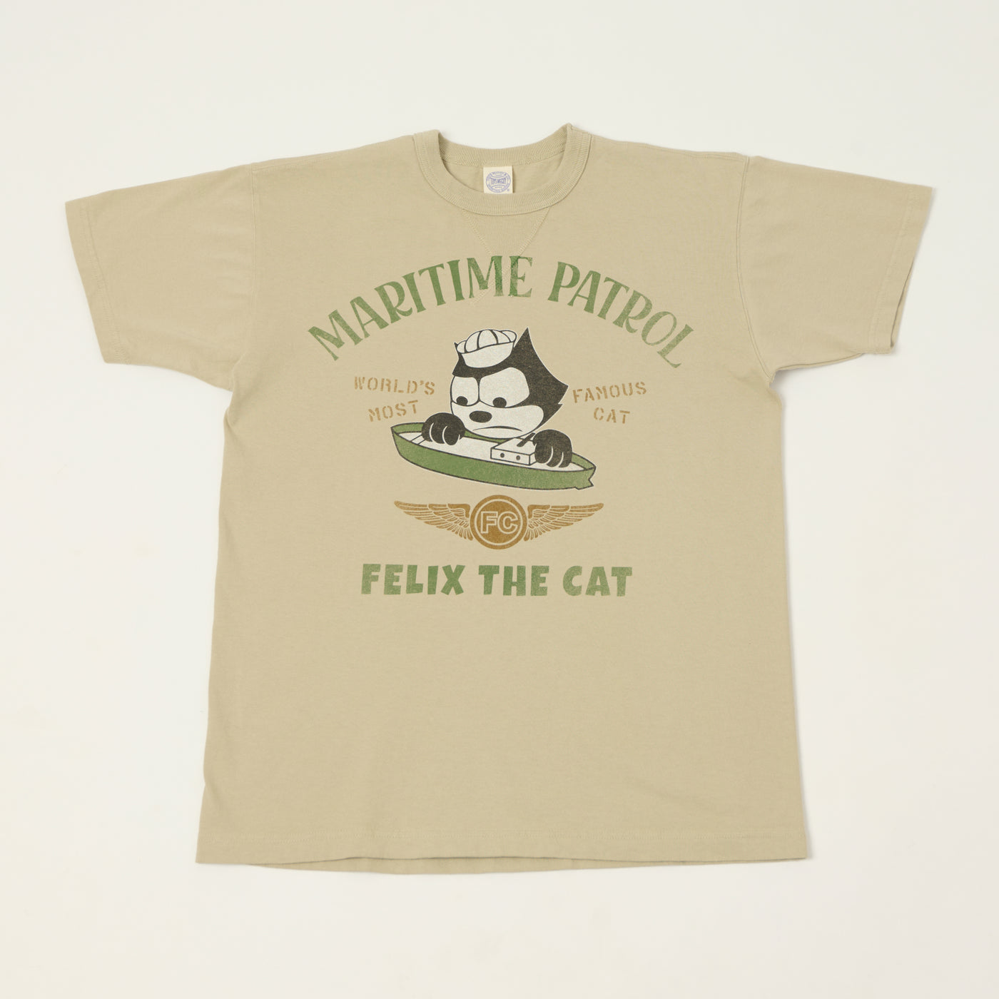 TOYS McCOY Felix The Cat 'Maritime Partrol' T-Shirt - Sand