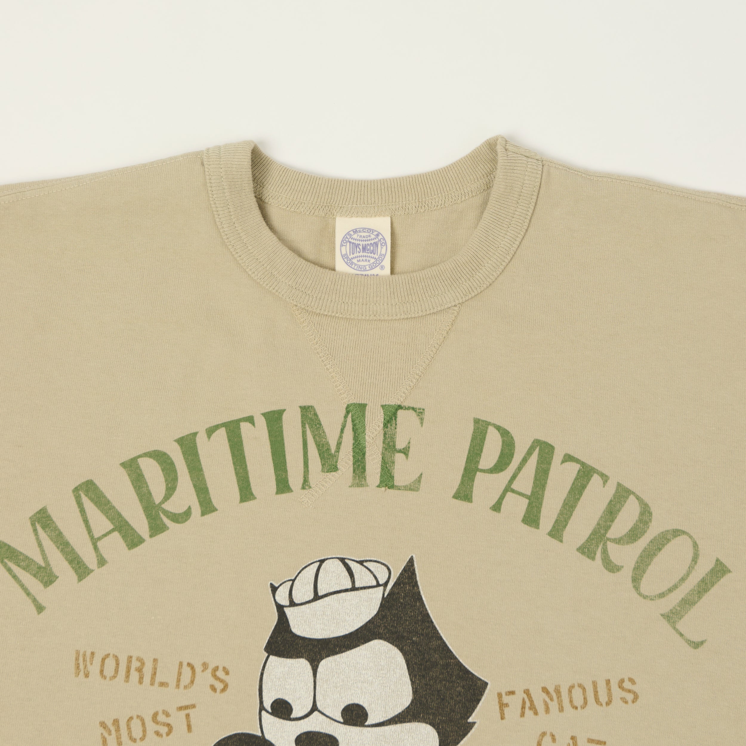 TOYS McCOY Felix The Cat 'Maritime Partrol' T-Shirt - Sand