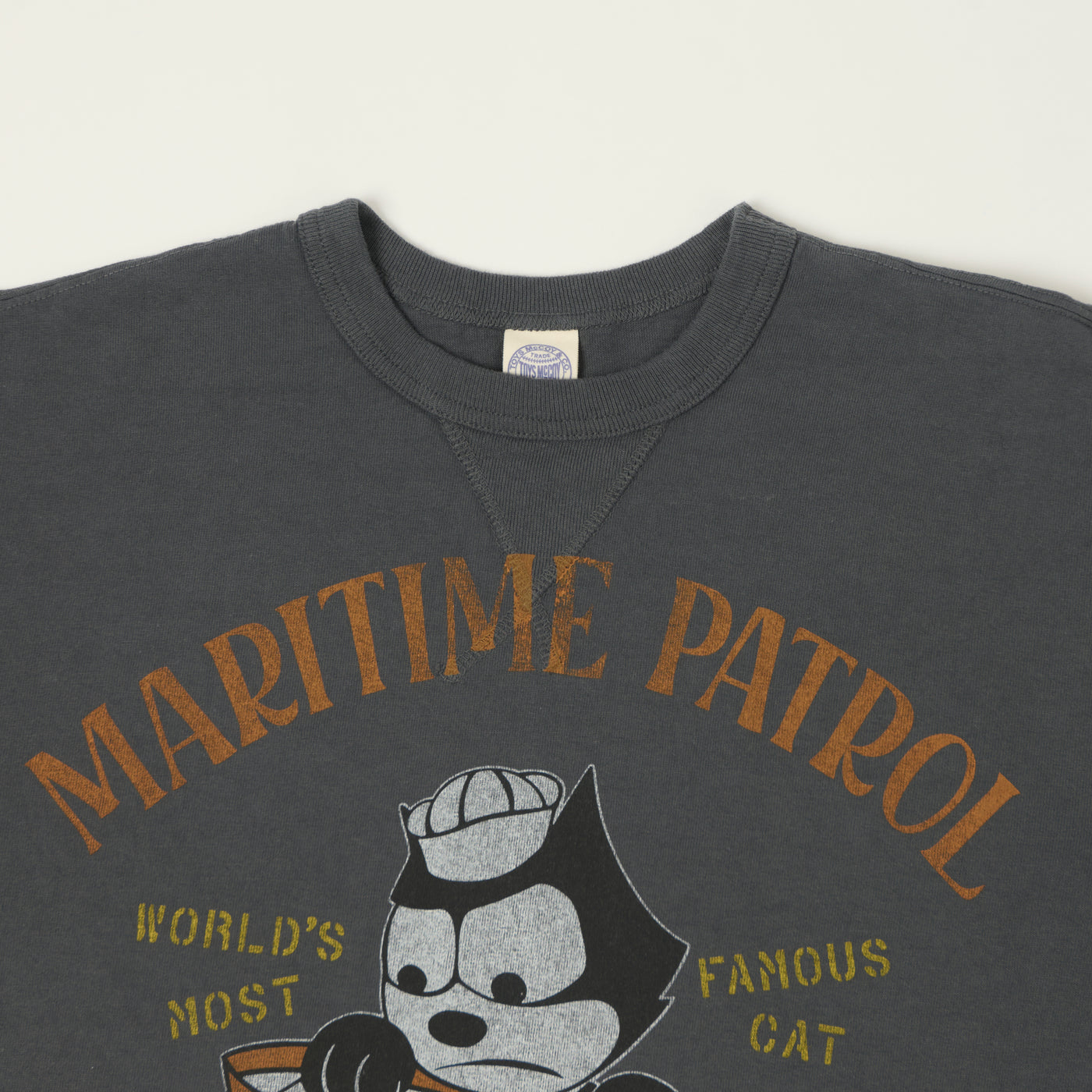 TOYS McCOY Felix The Cat 'Maritime Partrol' T-Shirt - Black