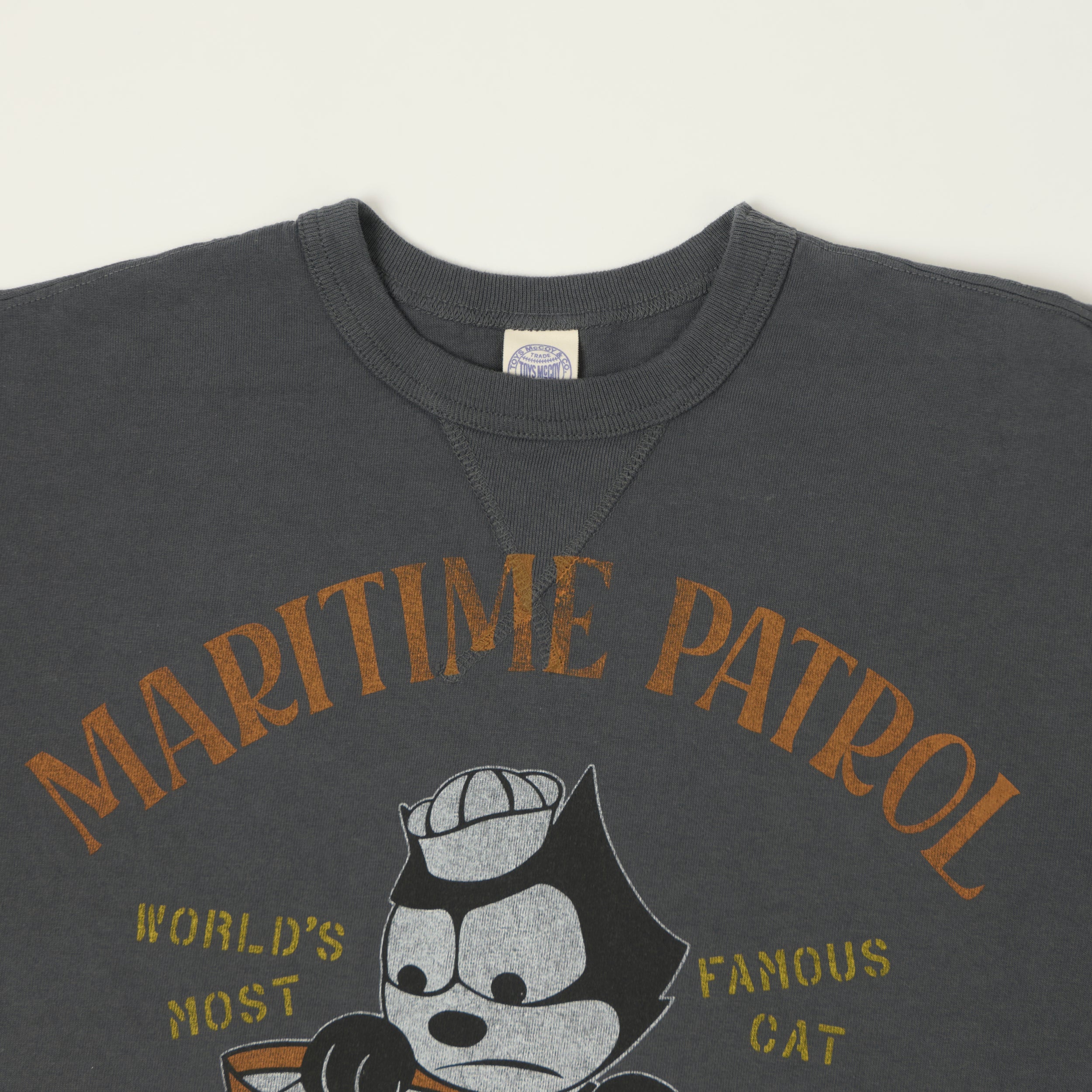 TOYS McCOY Felix The Cat 'Maritime Partrol' T-Shirt - Black