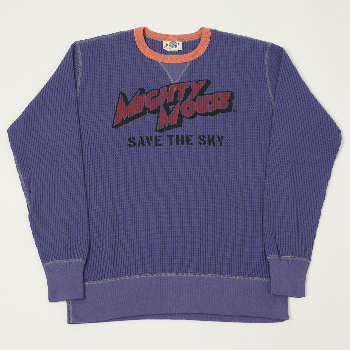 TOYS McCOY 'Mighty Mouse' Thermal Sweatshirt - Purple