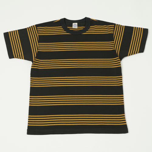 TOYS McCOY Multi Bordered T-Shirt - Sand/Black