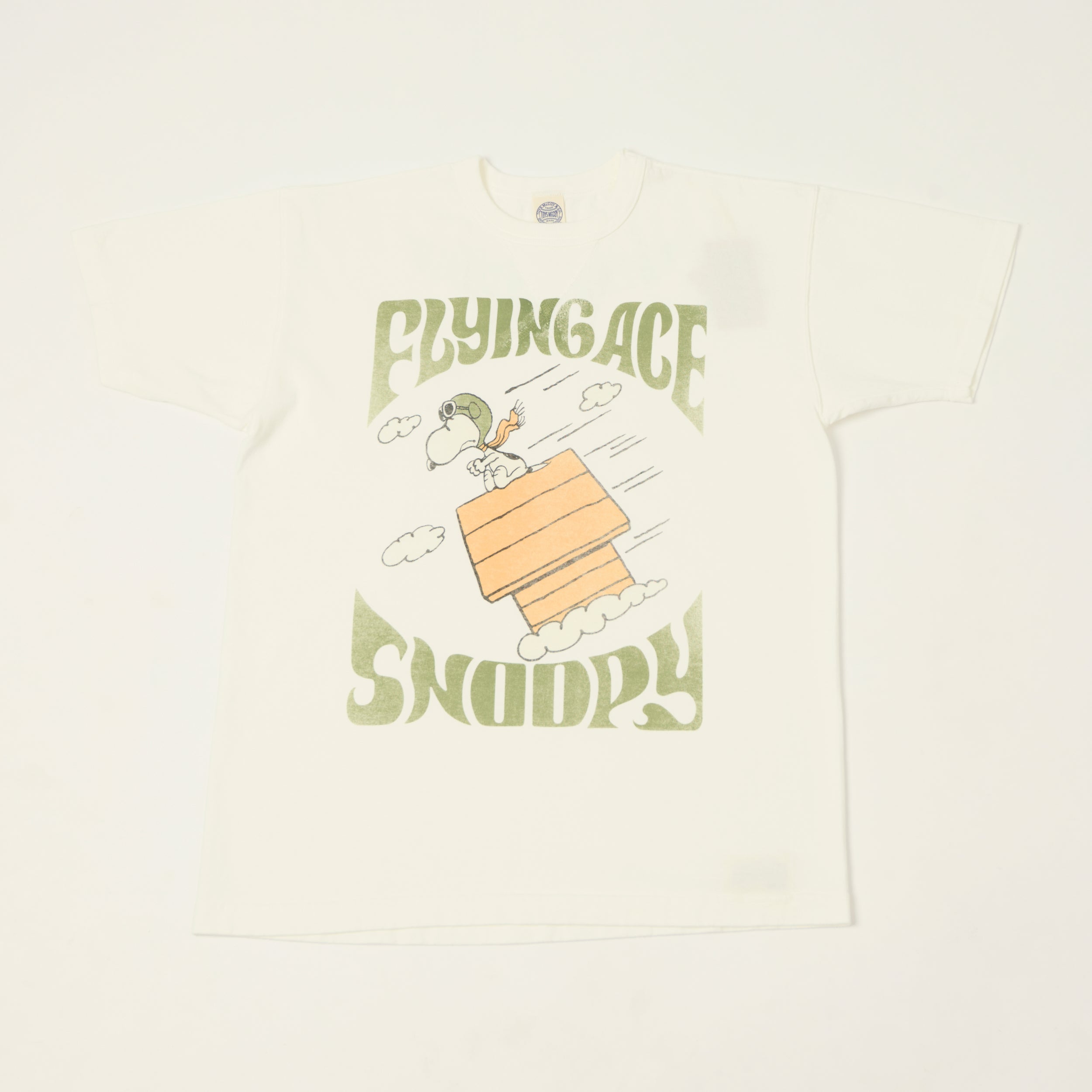 TOYS McCOY Peanuts 'Flying Ace Snoopy' T-Shirt - Off White