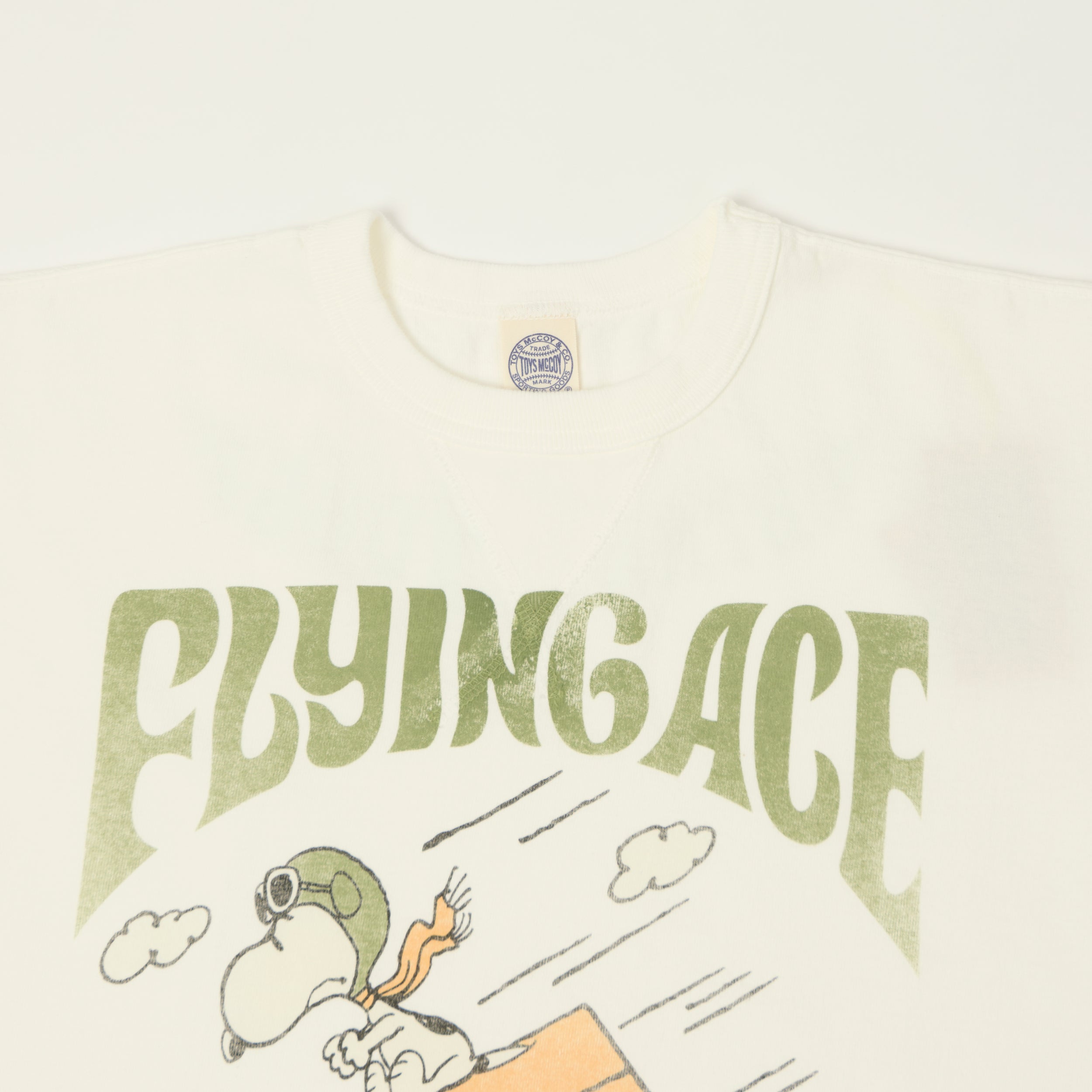 TOYS McCOY Peanuts 'Flying Ace Snoopy' T-Shirt - Off White