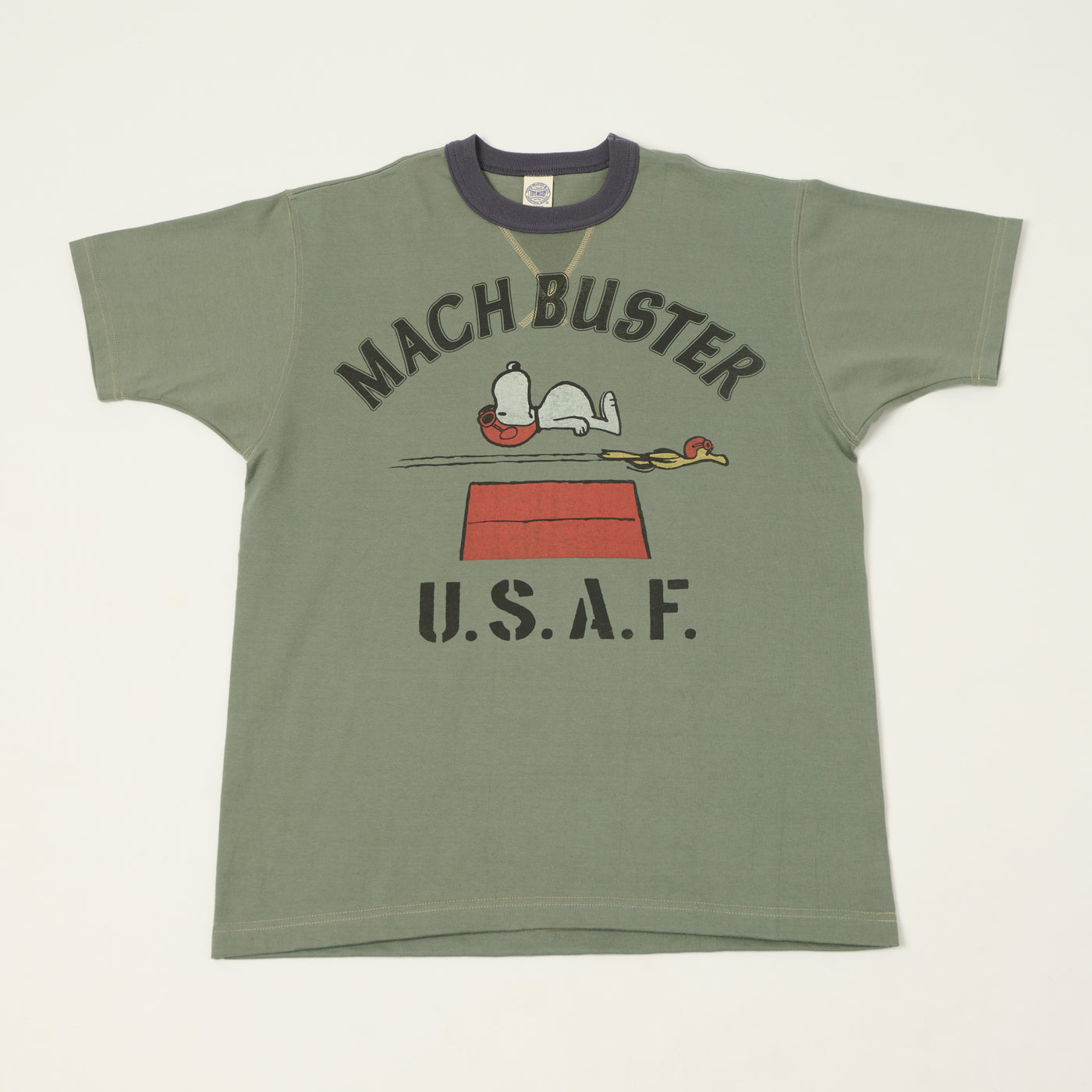 TOYS McCOY Peanuts 'Mach Buster' T-Shirt - Green