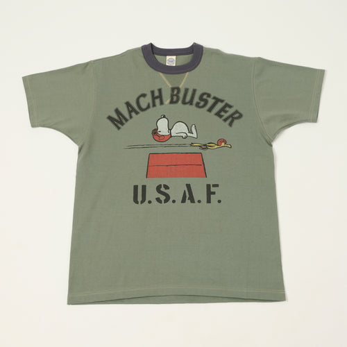 TOYS McCOY Peanuts 'Mach Buster' T-Shirt - Green