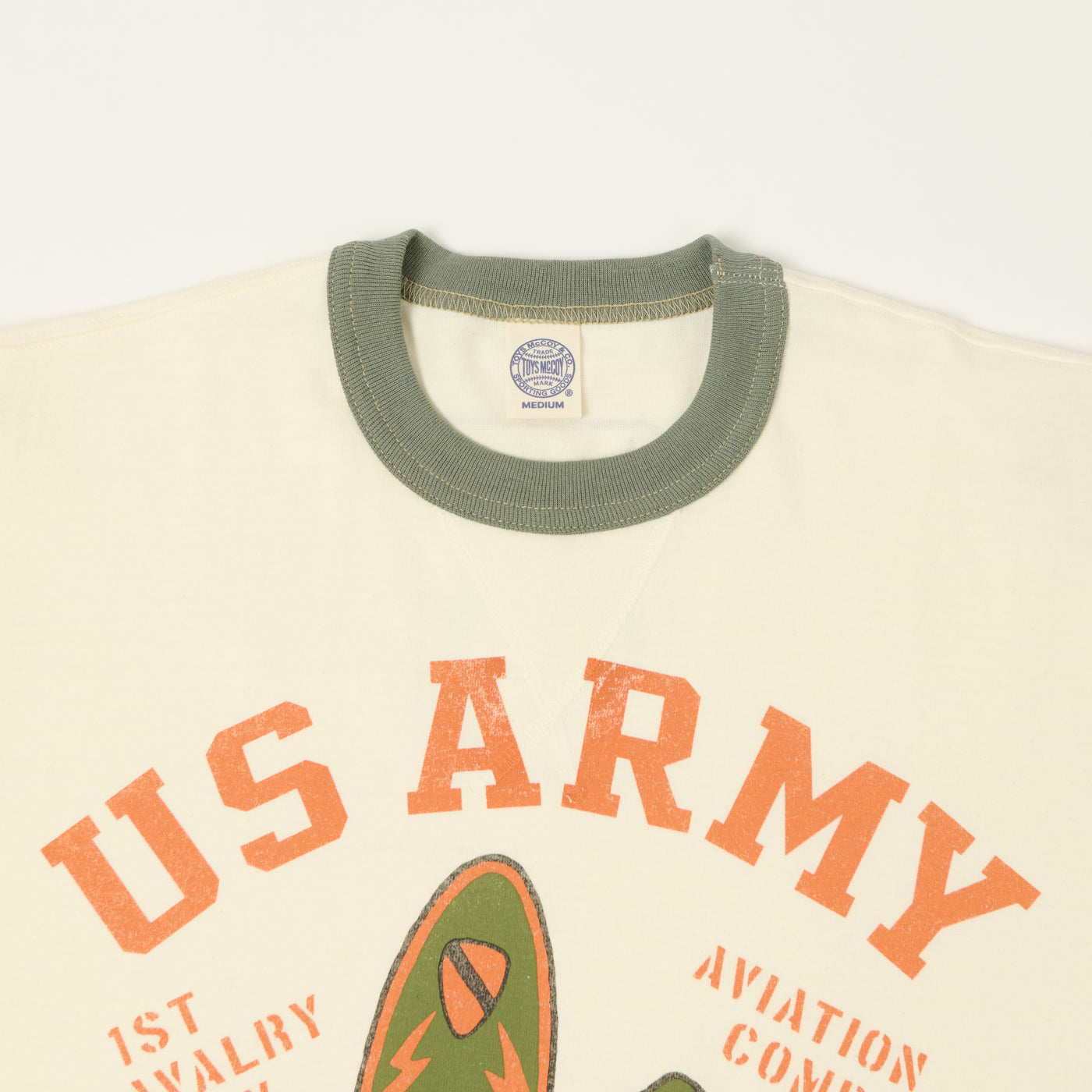 TOYS McCOY Snoopy 'U.S. Army' T-Shirt - Off White