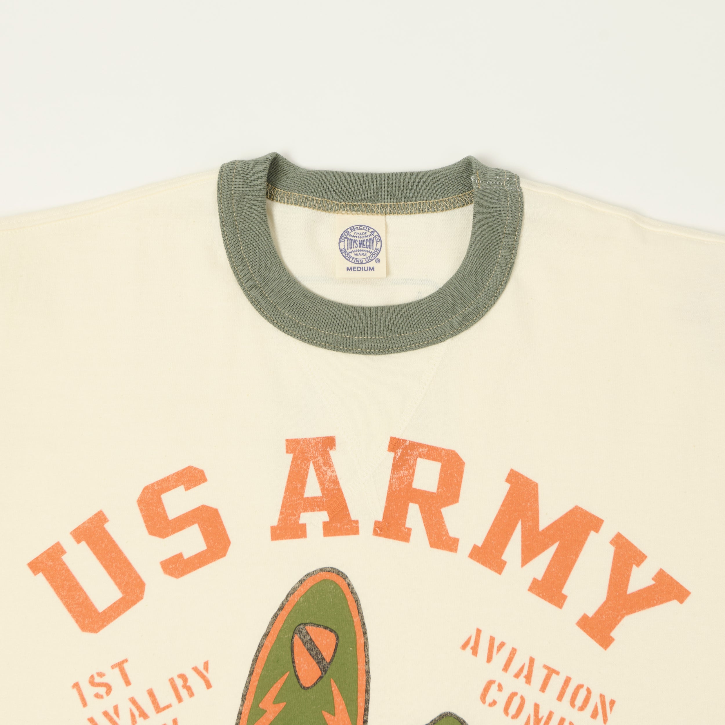 TOYS McCOY Snoopy 'U.S. Army' T-Shirt - Off White