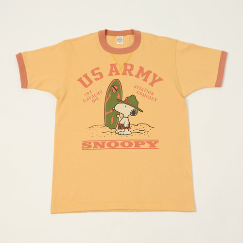 TOYS McCOY Snoopy 'U.S. Army' T-Shirt - Yellow