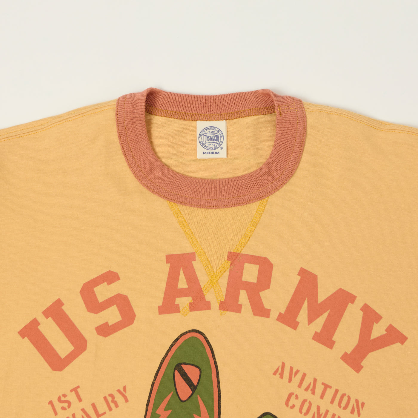 TOYS McCOY Snoopy 'U.S. Army' T-Shirt - Yellow