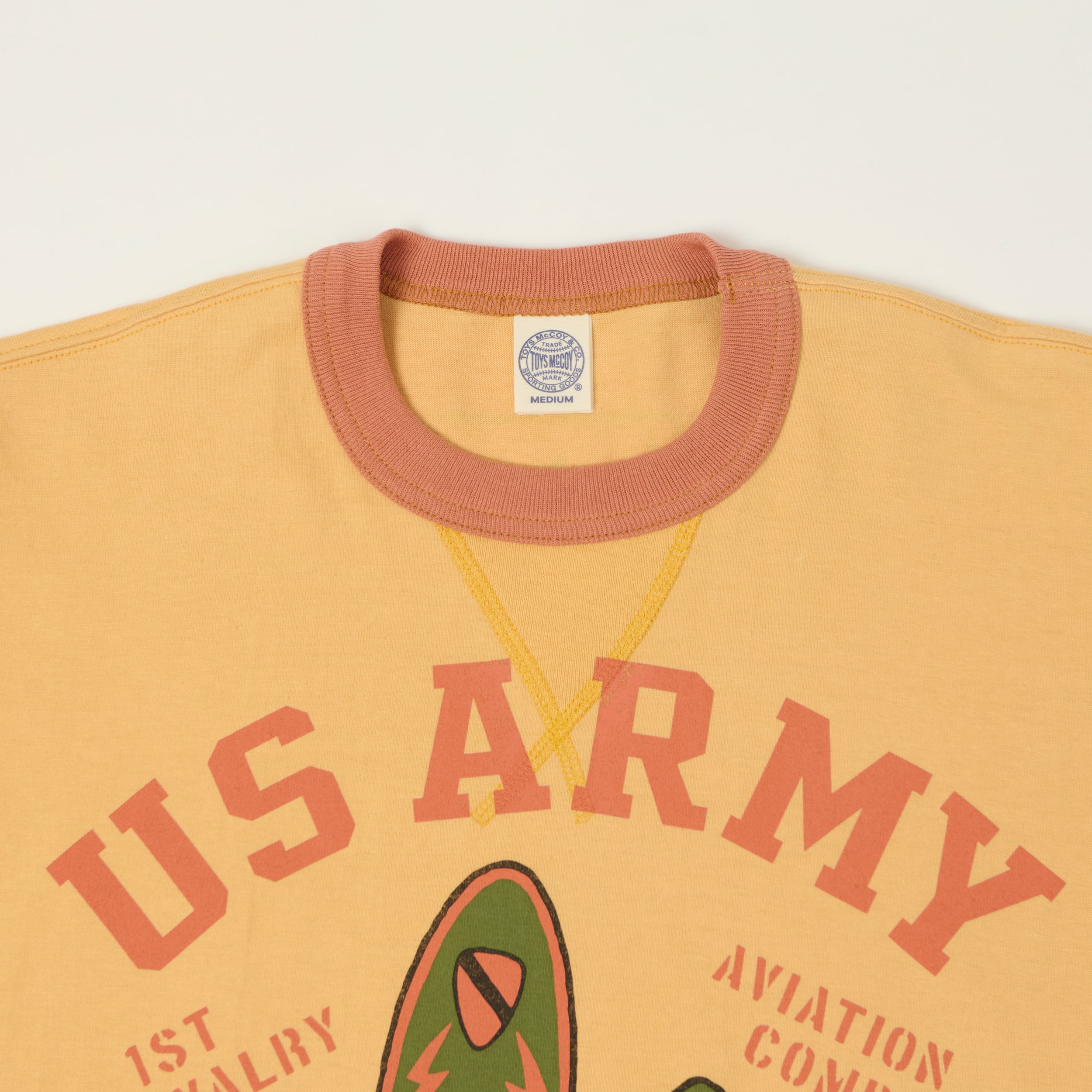 TOYS McCOY Snoopy 'U.S. Army' T-Shirt - Yellow
