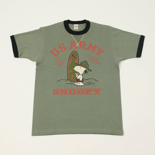 TOYS McCOY Snoopy 'U.S. Army' T-Shirt - Green