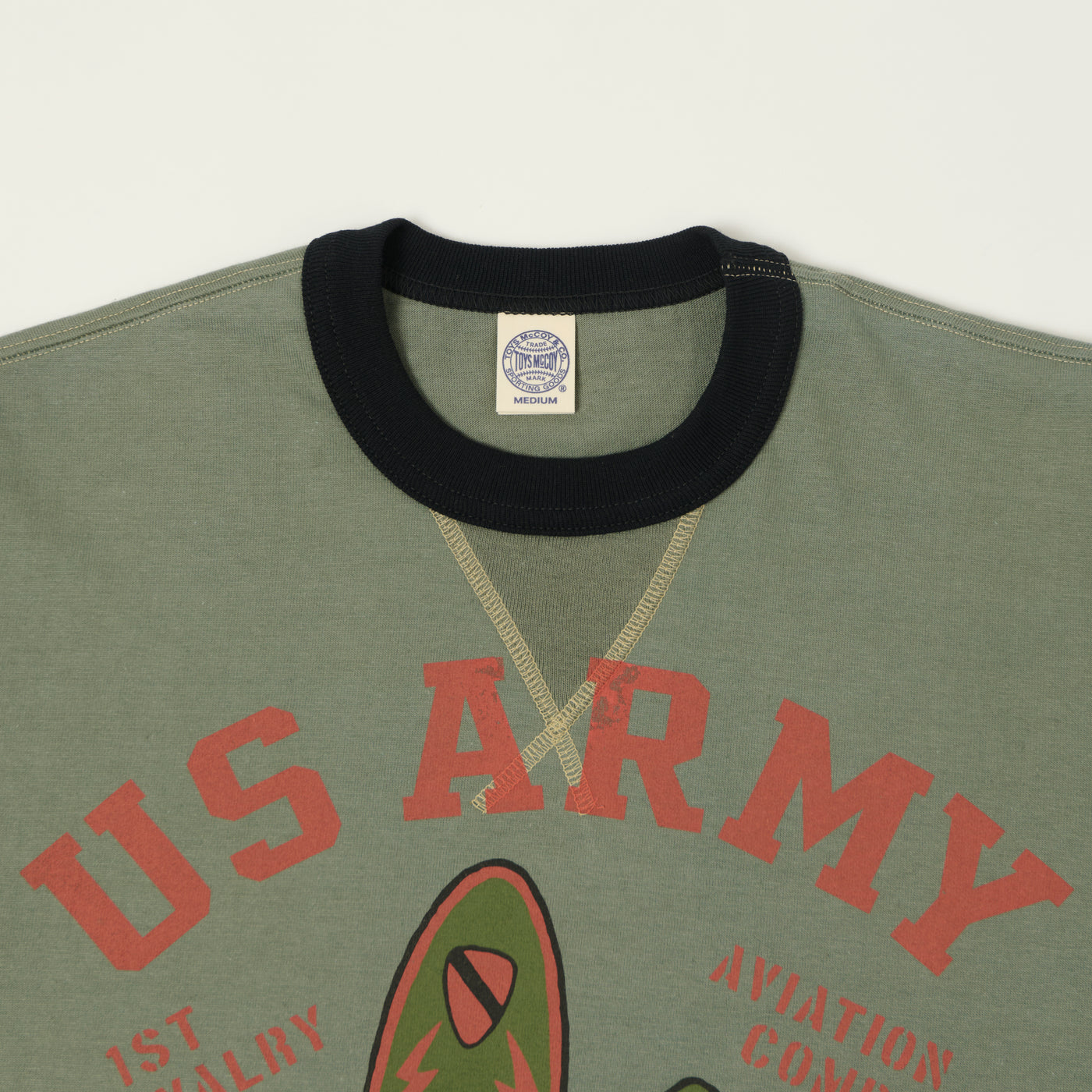 TOYS McCOY Snoopy 'U.S. Army' T-Shirt - Green