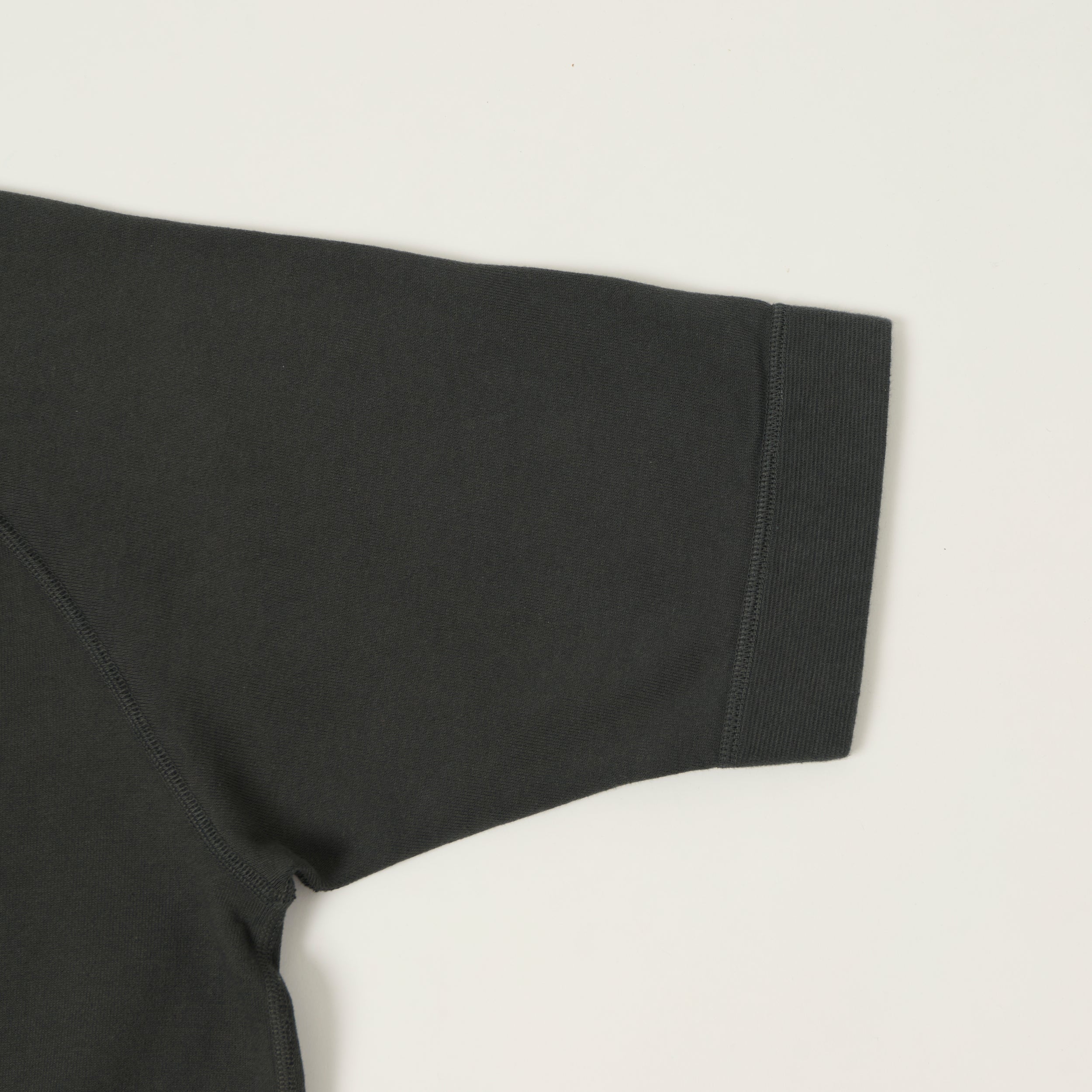 TOYS McCOY Short Sleeve Military Sweatshirt - Black
