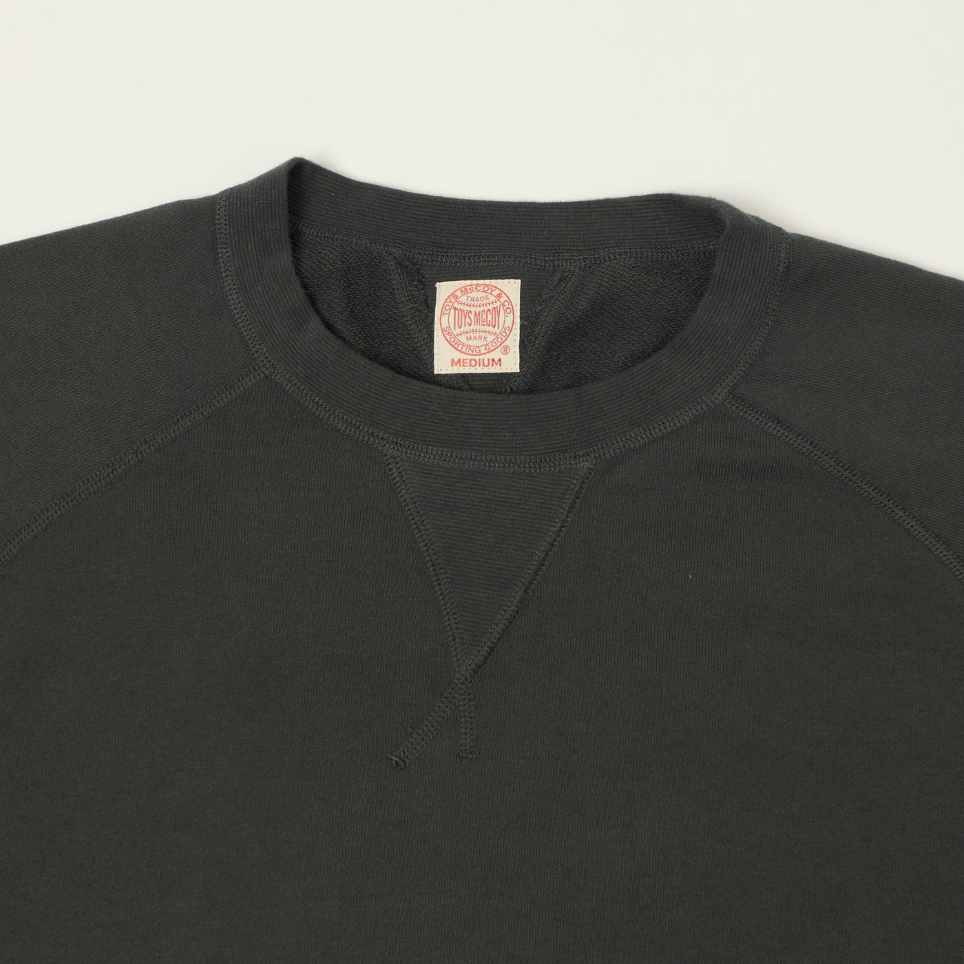 TOYS McCOY Short Sleeve Military Sweatshirt - Black