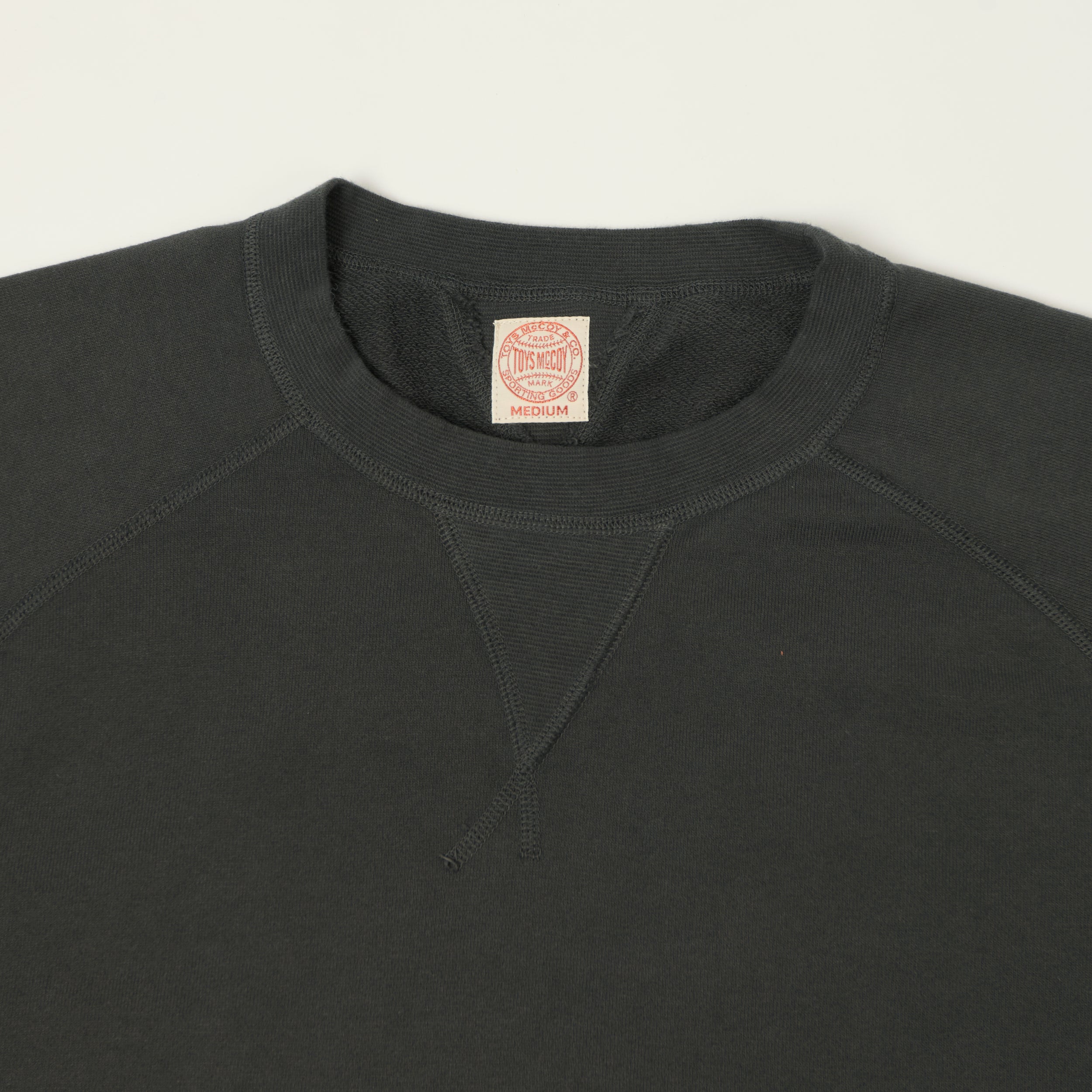TOYS McCOY Short Sleeve Military Sweatshirt - Black