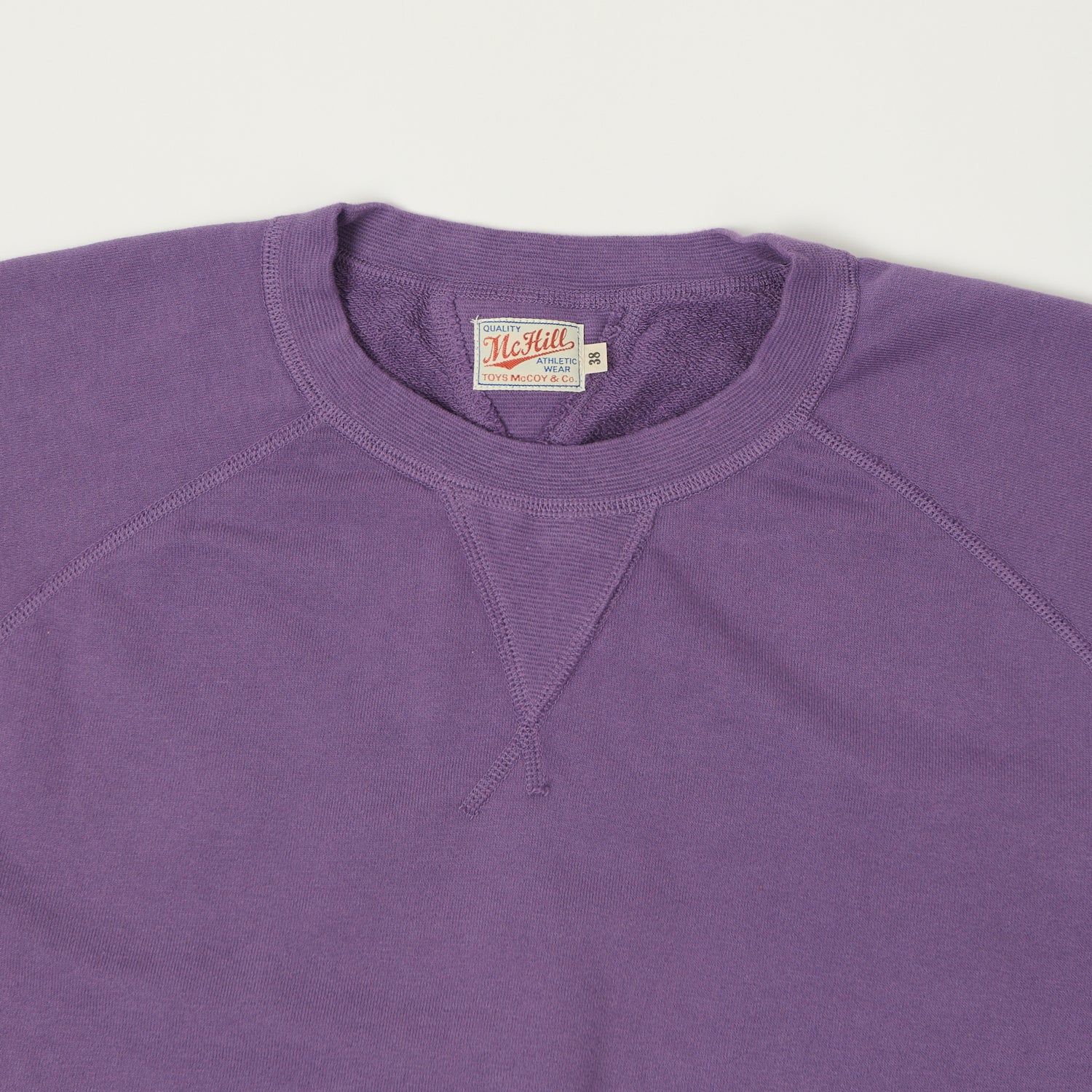 TOYS McCOY Short Sleeve Military Sweatshirt - Purple