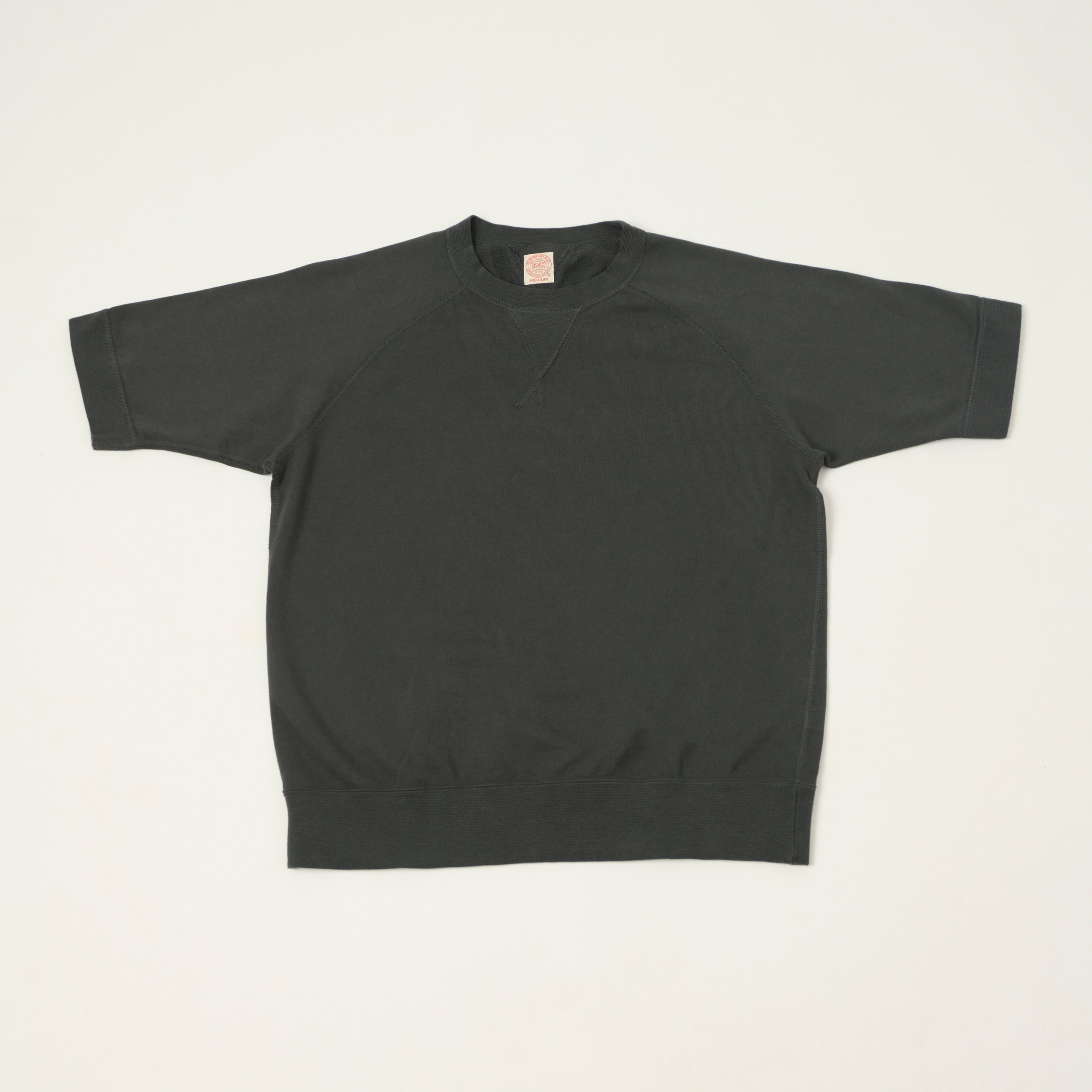 TOYS McCOY Short Sleeve Military Sweatshirt - Black