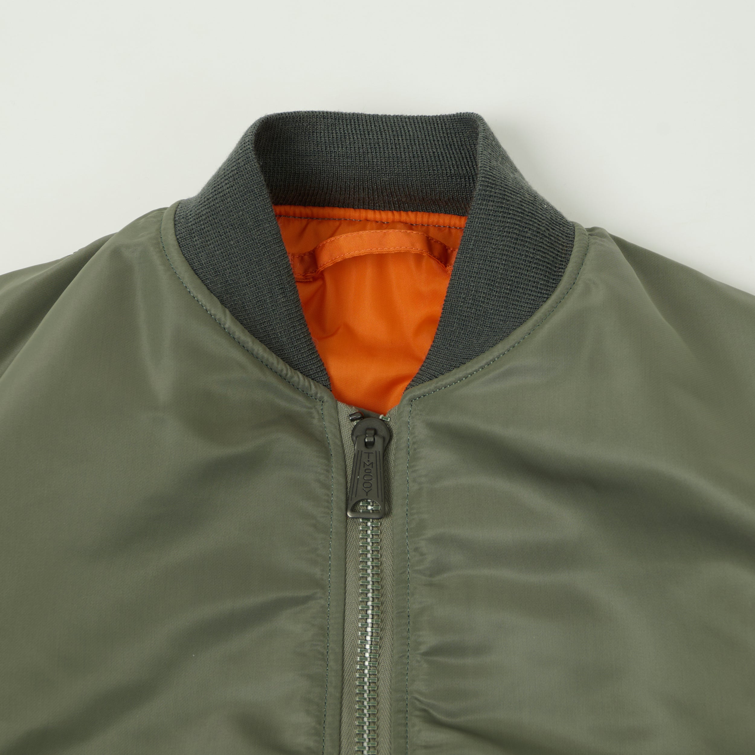 TOYS McCOY Steve Mcqueen Reversible MA-1 Flight Jacket - Sage Green