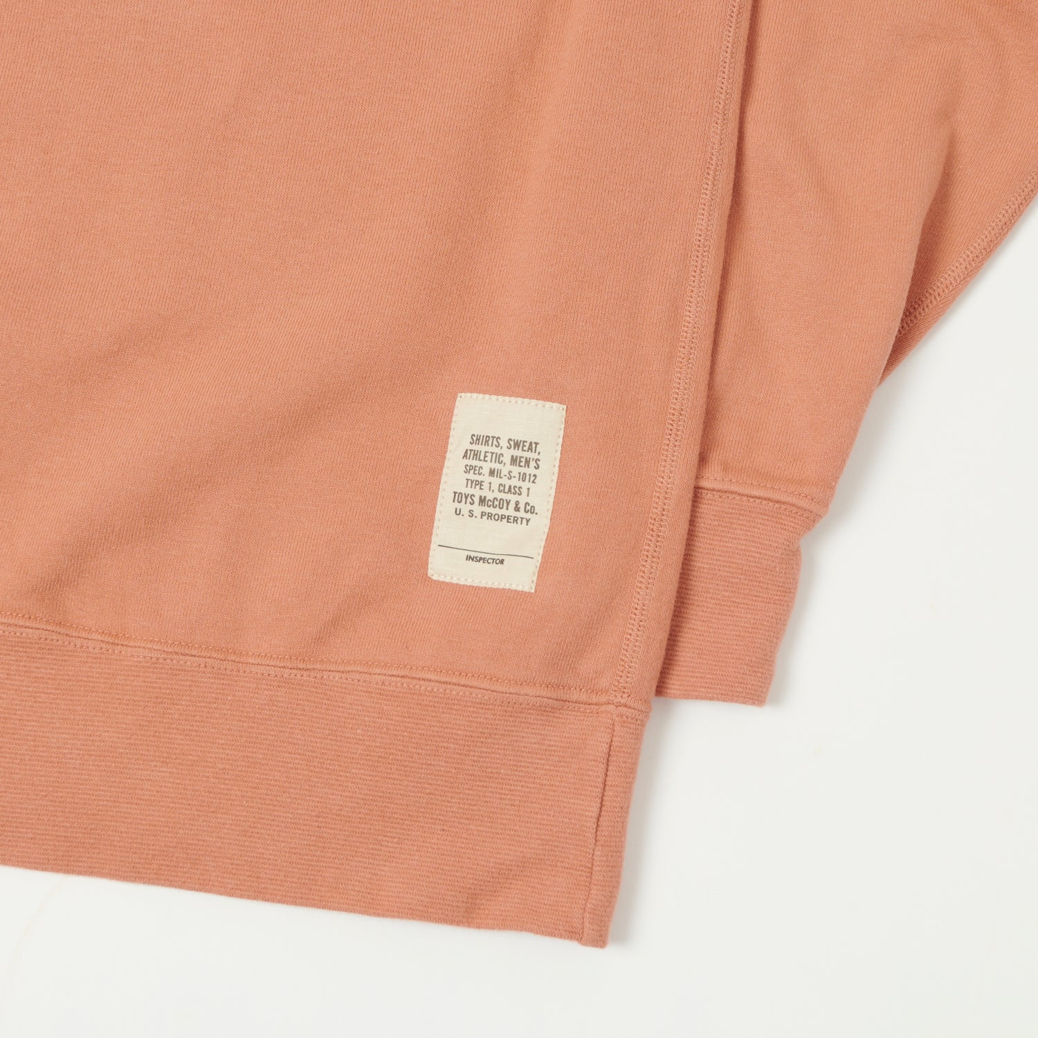 TOYS McCOY Garment Dyed Sweatshirt - Carrot