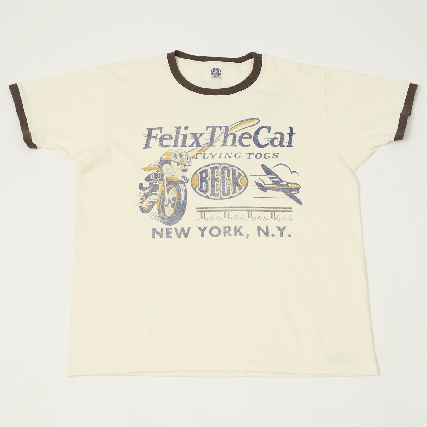 TOYS McCOY Felix The Cat 'Beck' Johnny Ringer T-Shirt - Off White