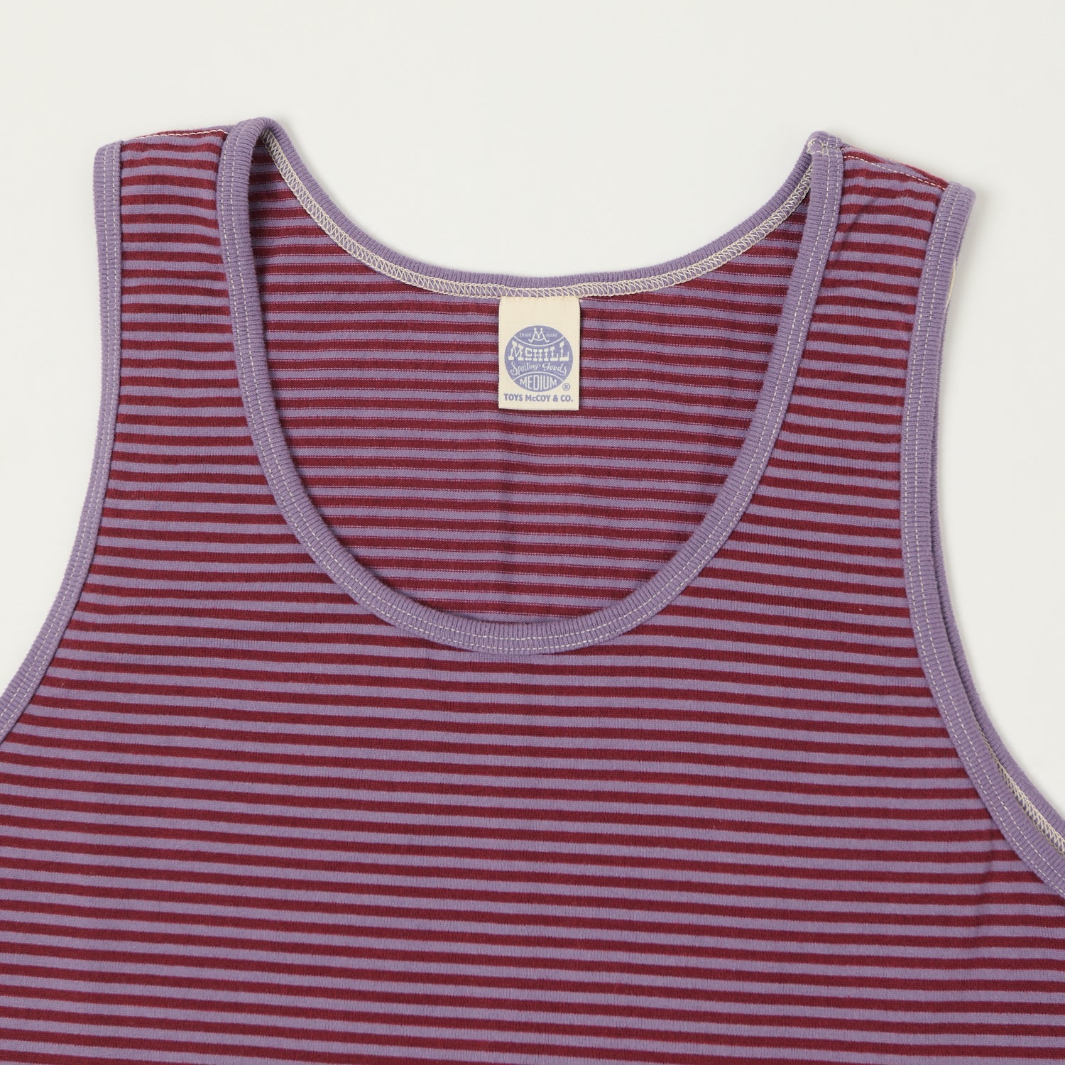 TOYS McCOY 'The Great American Hero' Stripe Tank Top - Blue/Red