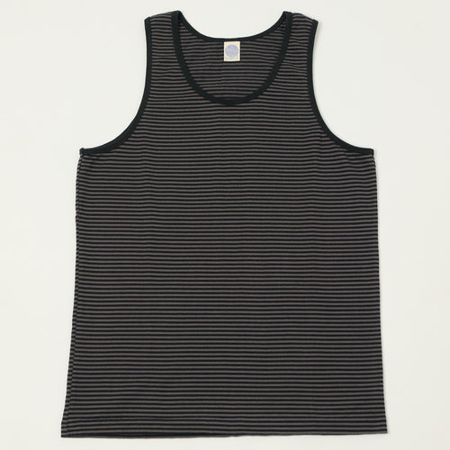 TOYS McCOY 'The Great American Hero' Stripe Tank Top - Grey/Black