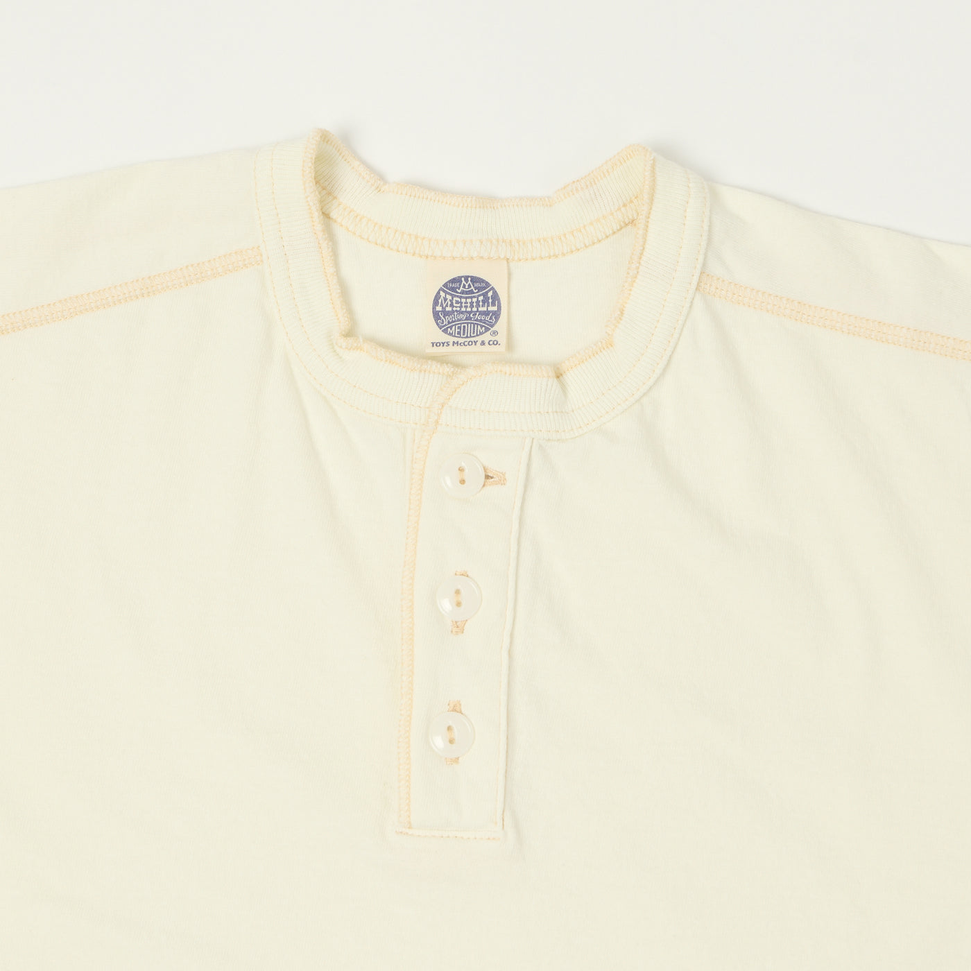 TOYS McCOY Union Henley - Off White