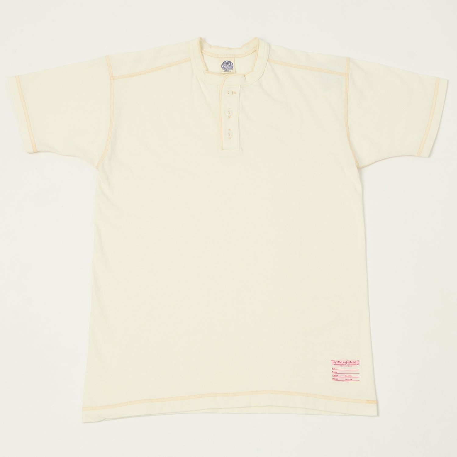 TOYS McCOY Union Henley - Off White