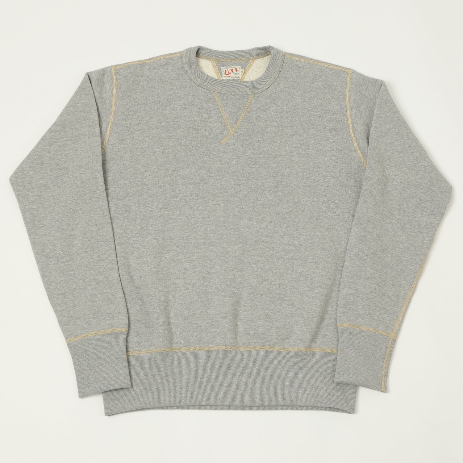TOYS McCOY U.S.N Print Sweatshirt - Grey
