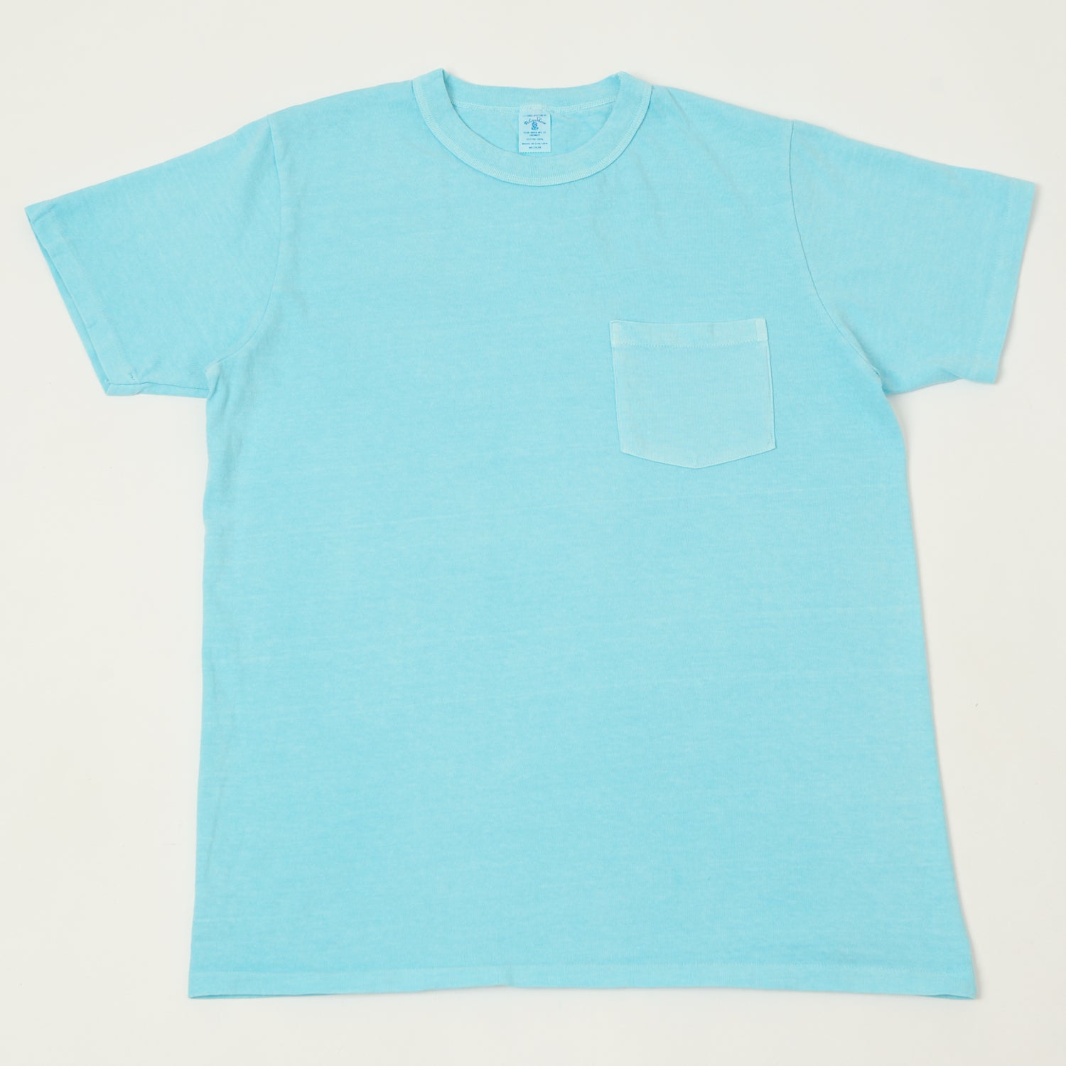 Velva Sheen Pigment Dyed Pocket T-Shirt - Teal