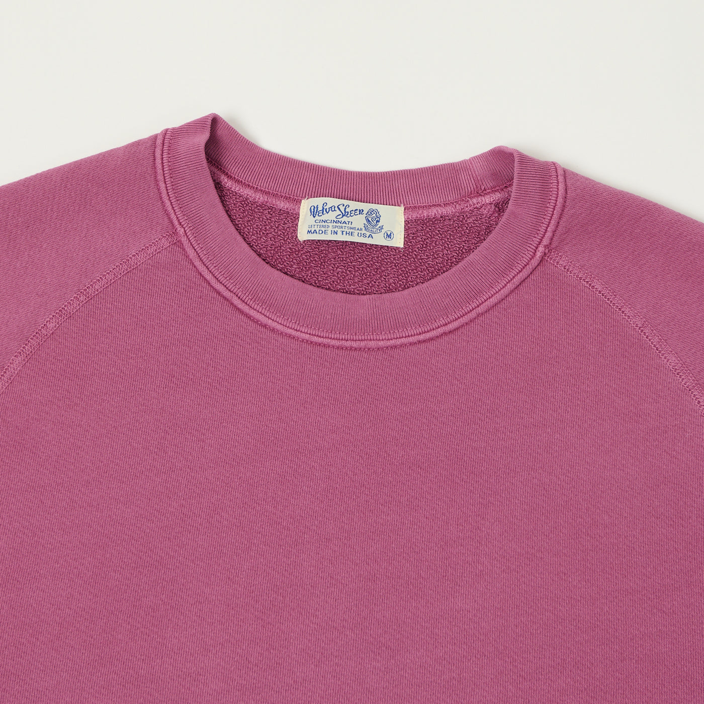 Velva Sheen Short Freedom Sleeve Sweat - Fuschia
