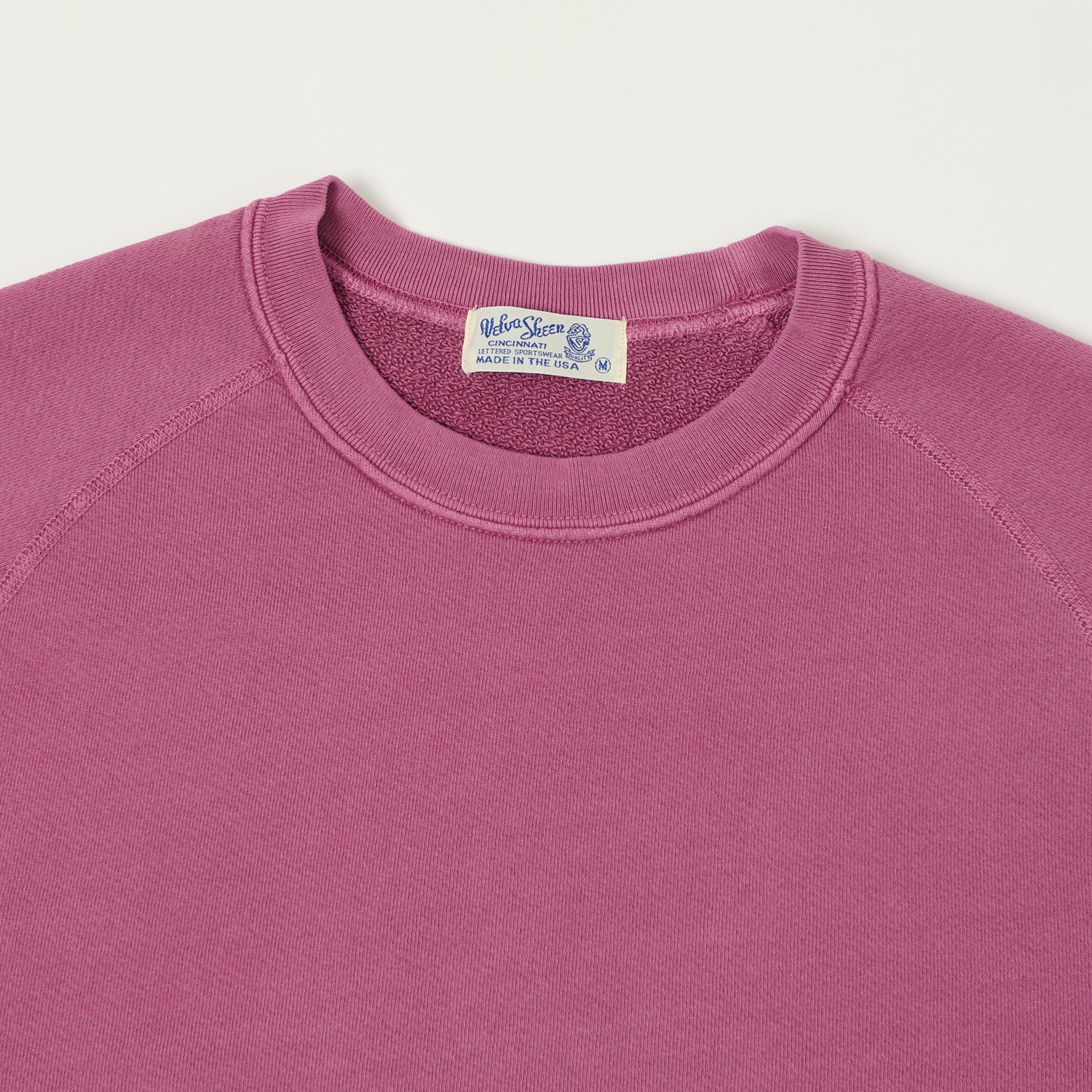 Velva Sheen Short Freedom Sleeve Sweat - Fuschia
