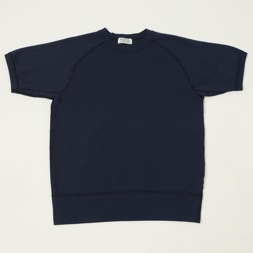 Velva Sheen Short Freedom Sleeve Sweat - Navy
