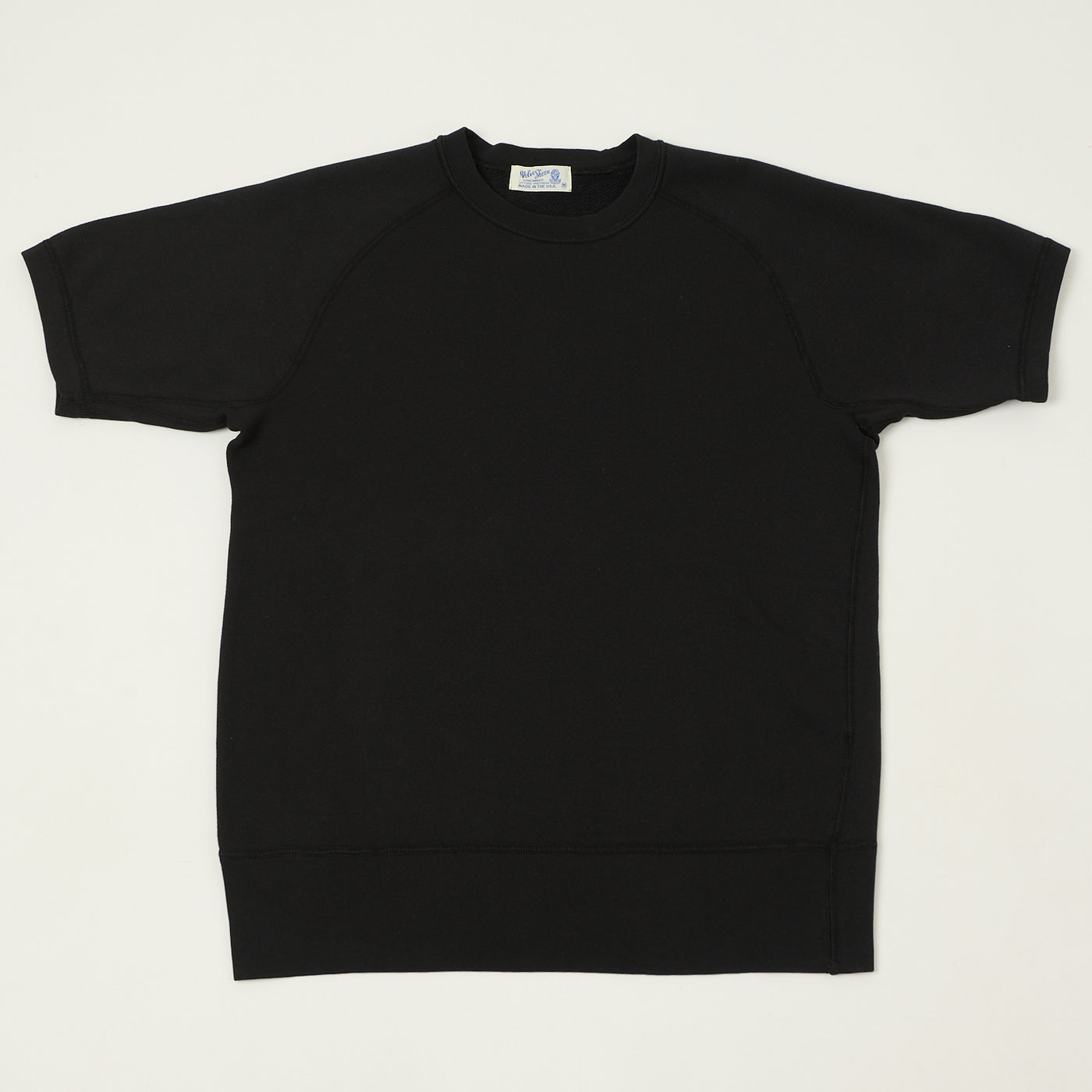 Velva Sheen Short Freedom Sleeve Sweat - Black