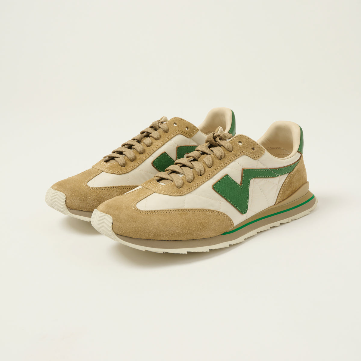visvim 'FKT Runner' Leather Sneaker - Green