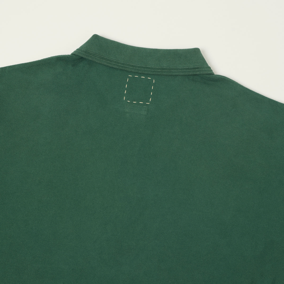 visvim 'Mondo Weller' Pique Polo Shirt - DMGD Green